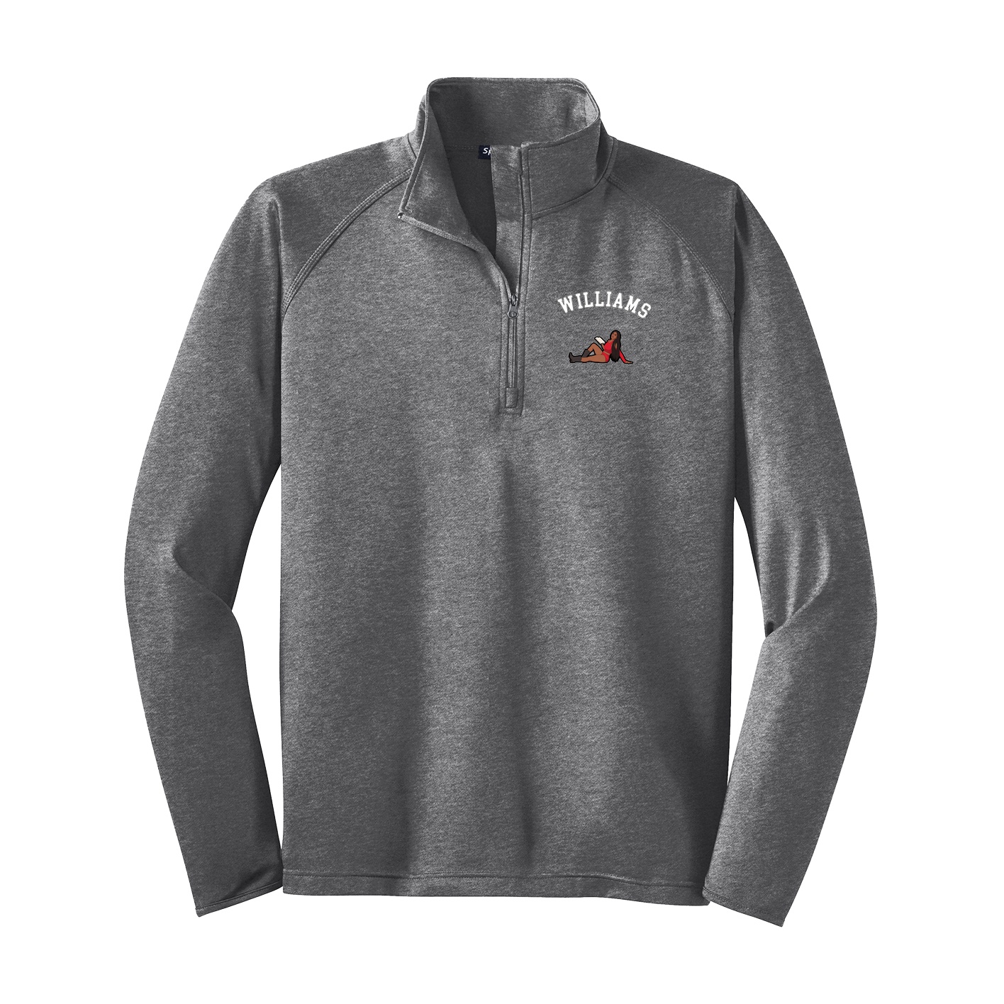 Q-Zip Pullover — Shirsey Arch in Grey