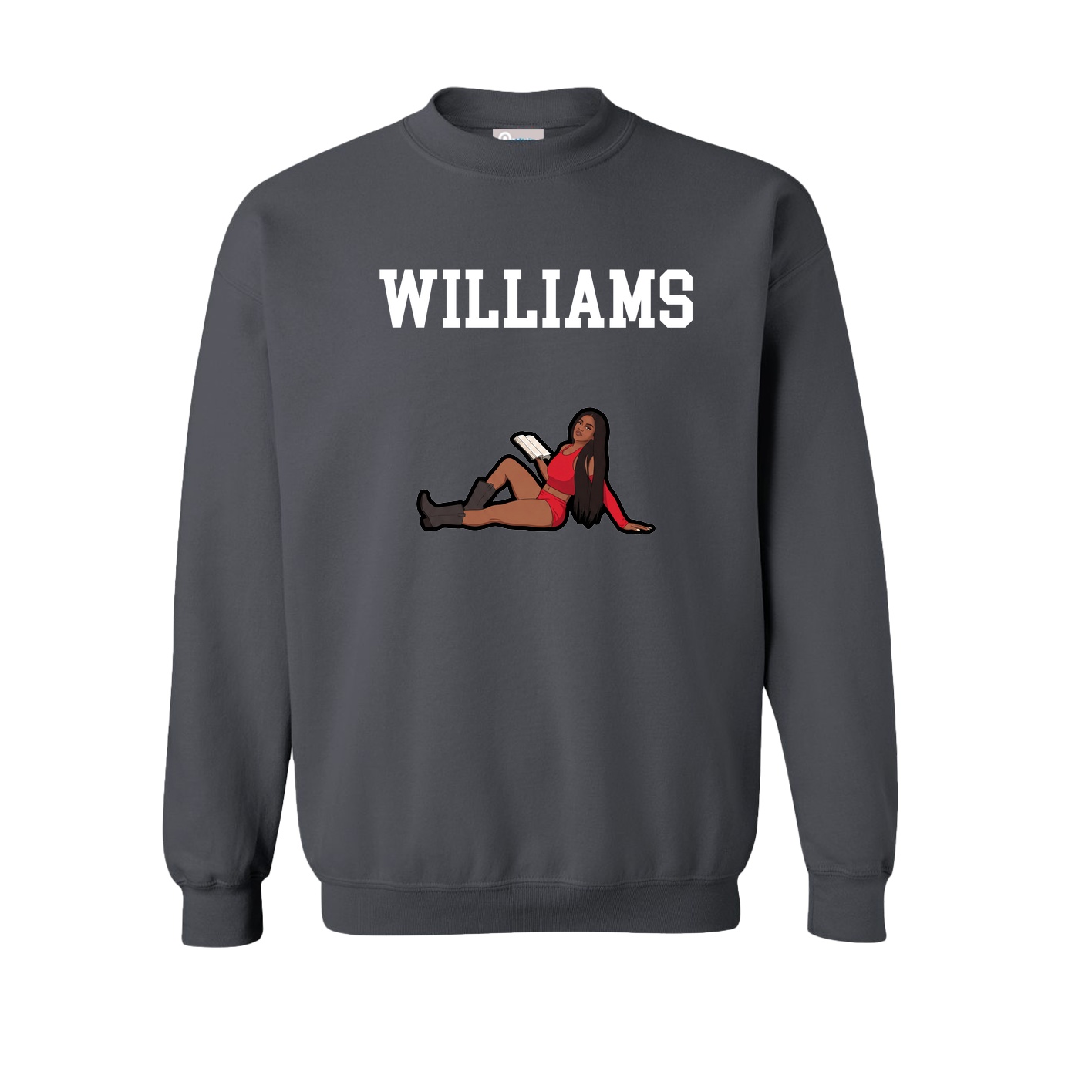 Fleece Crew — Shirsey in Grey