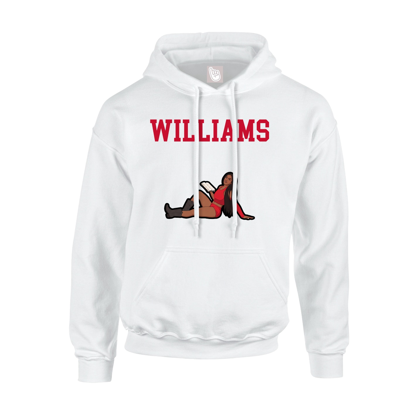 Youth Hoodie — Shirsey in White