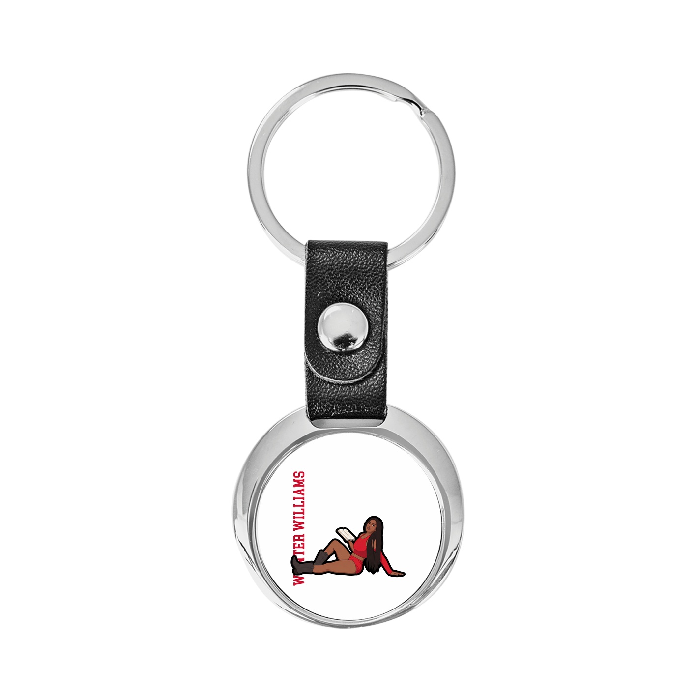 Key Chain — Name Vertical in Classic