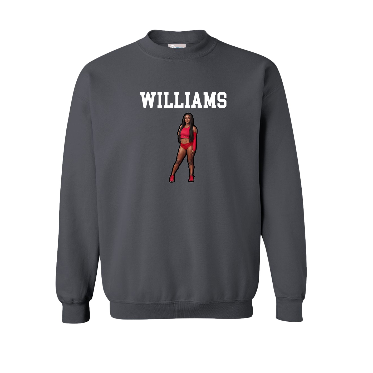Fleece Crew — Shirsey in Grey