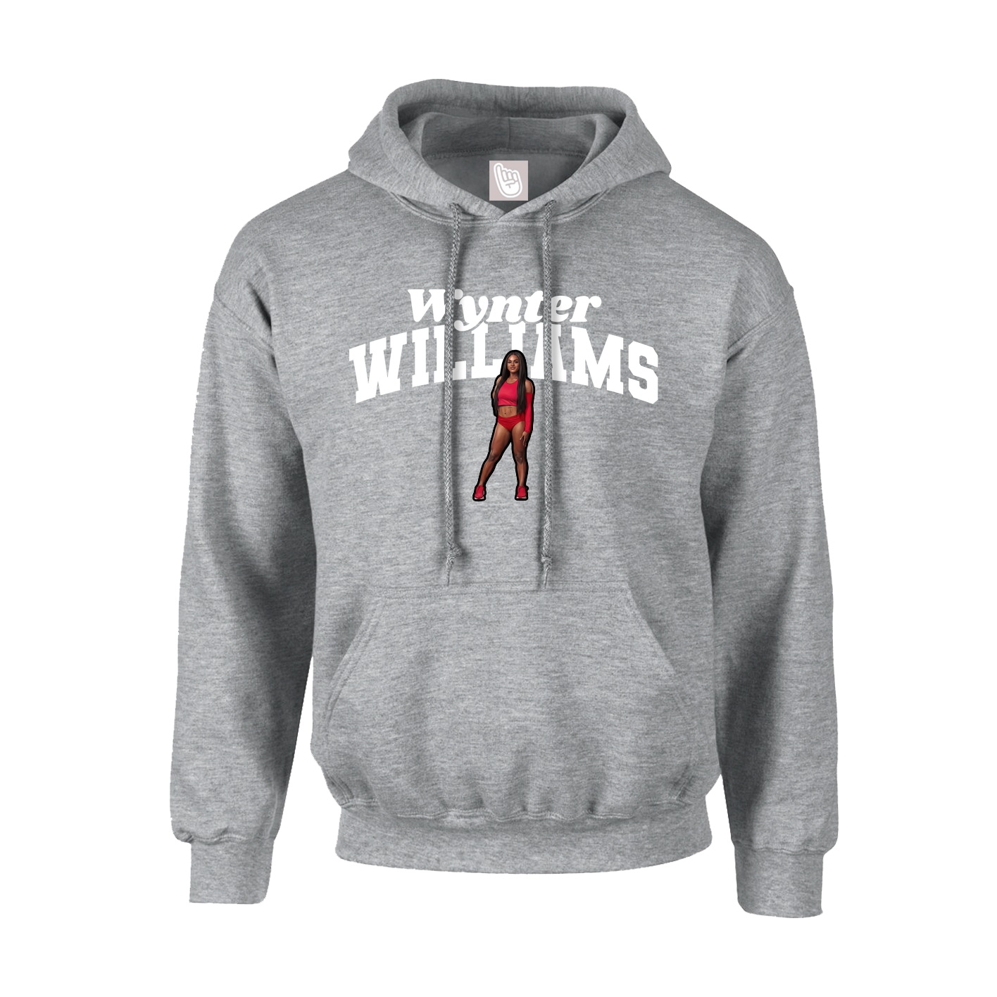 Hoodie — Signature Arch in Grey