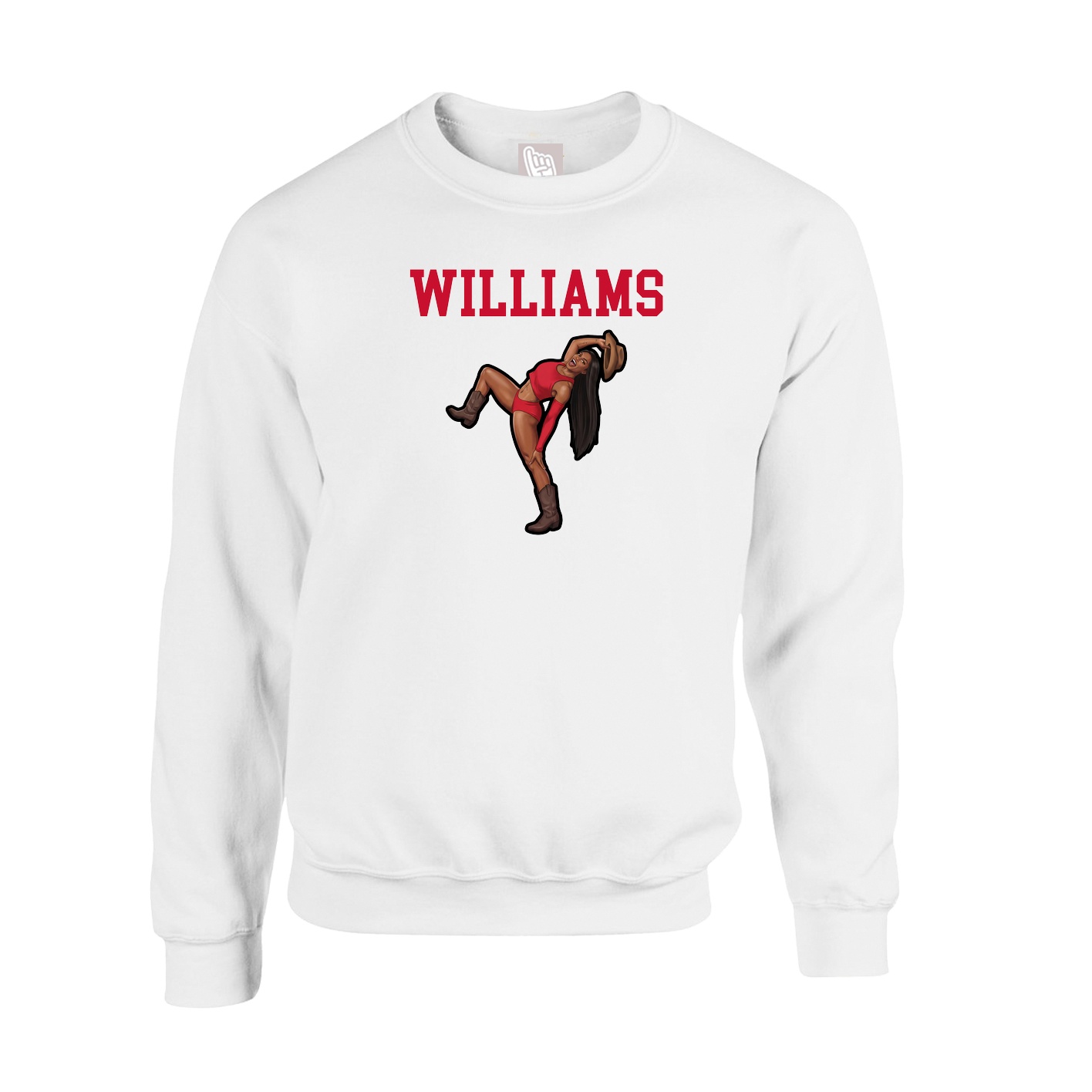 Fleece Crew — Shirsey in White
