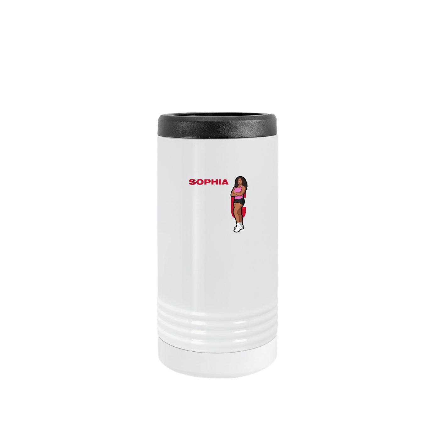 Slim Beverage Holder — Player Name in White