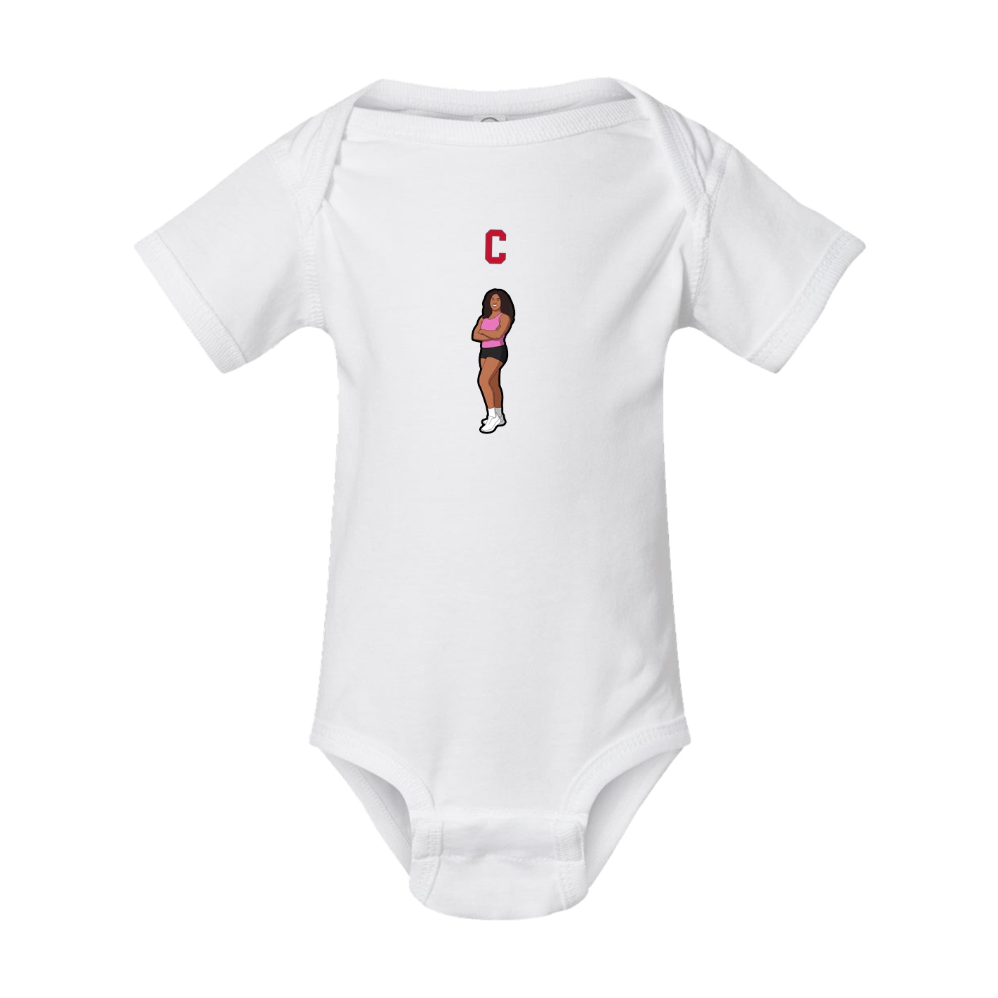 Baby Onesie — Shirsey Arch in White
