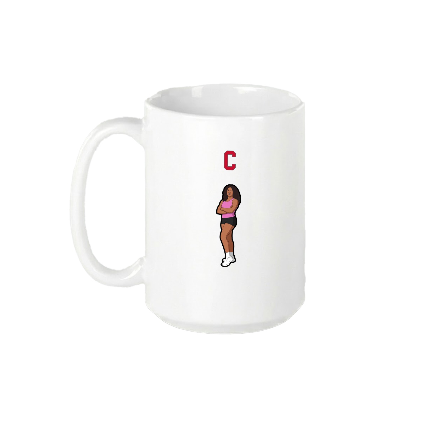 15oz Coffee Mug — Shirsey Arch in White