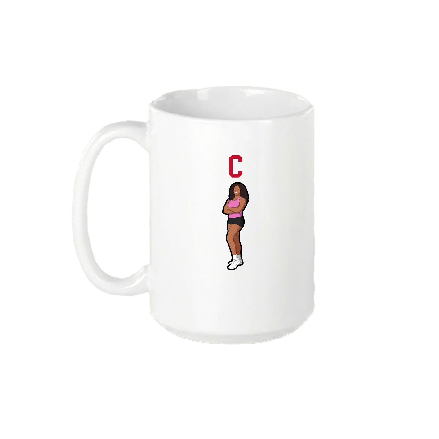 15oz Coffee Mug — Shirsey in White