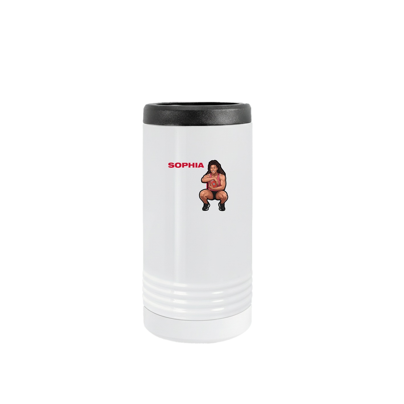 Slim Beverage Holder — Player Name in White