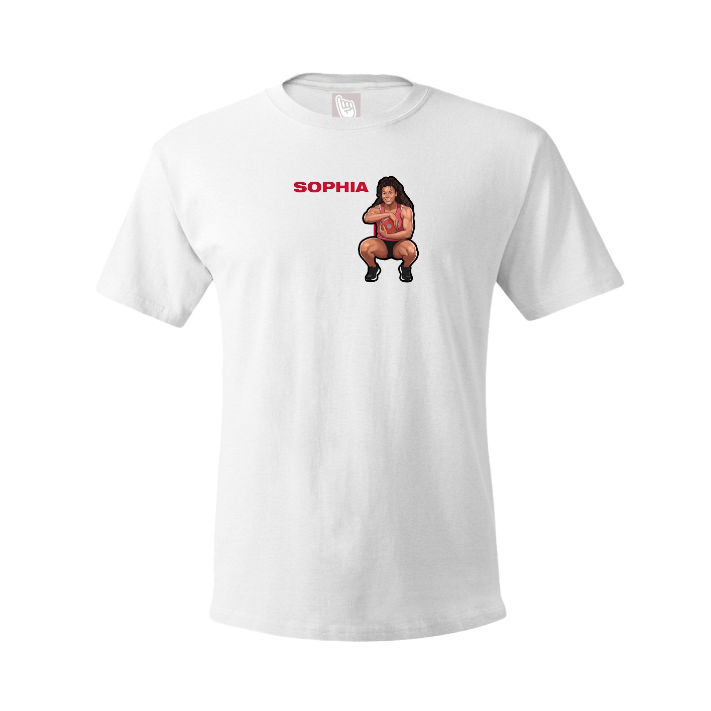 Tee — Player Name in White