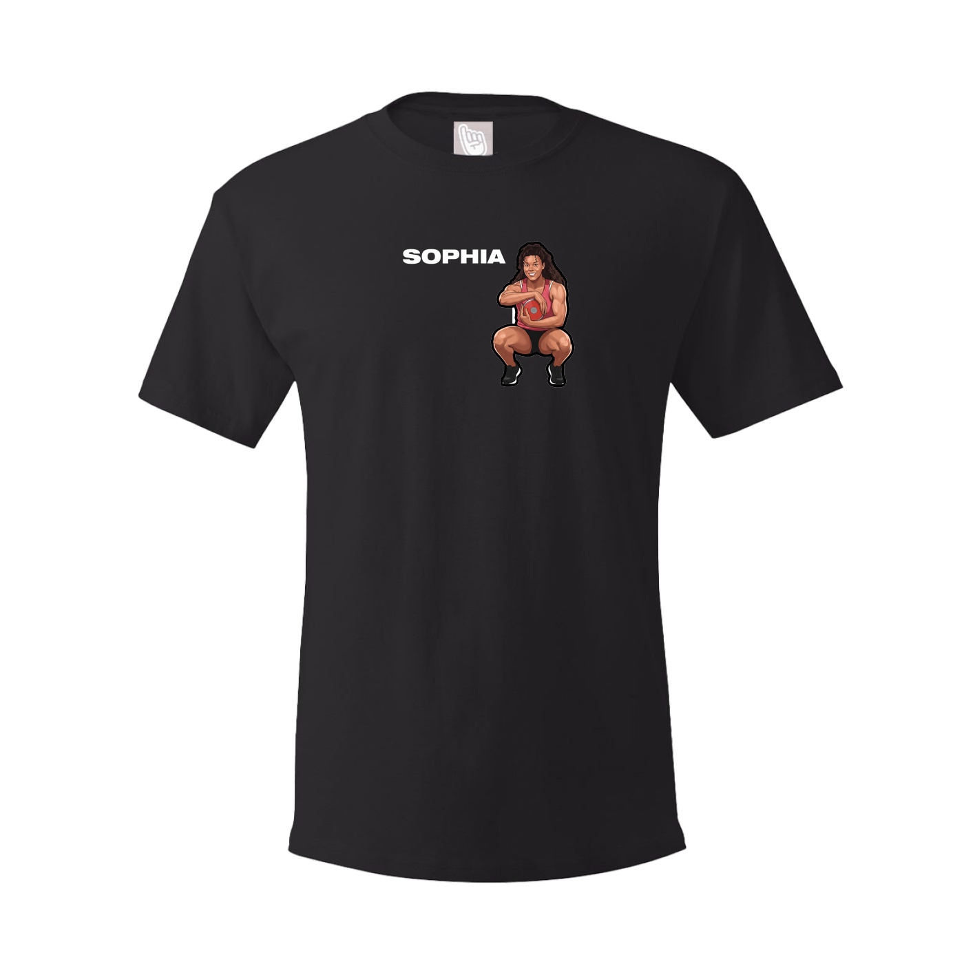 Youth Tee — Player Name in Black