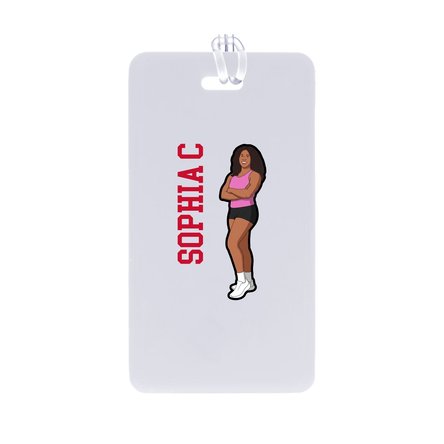 Bag Tag — Name Vertical in Classic