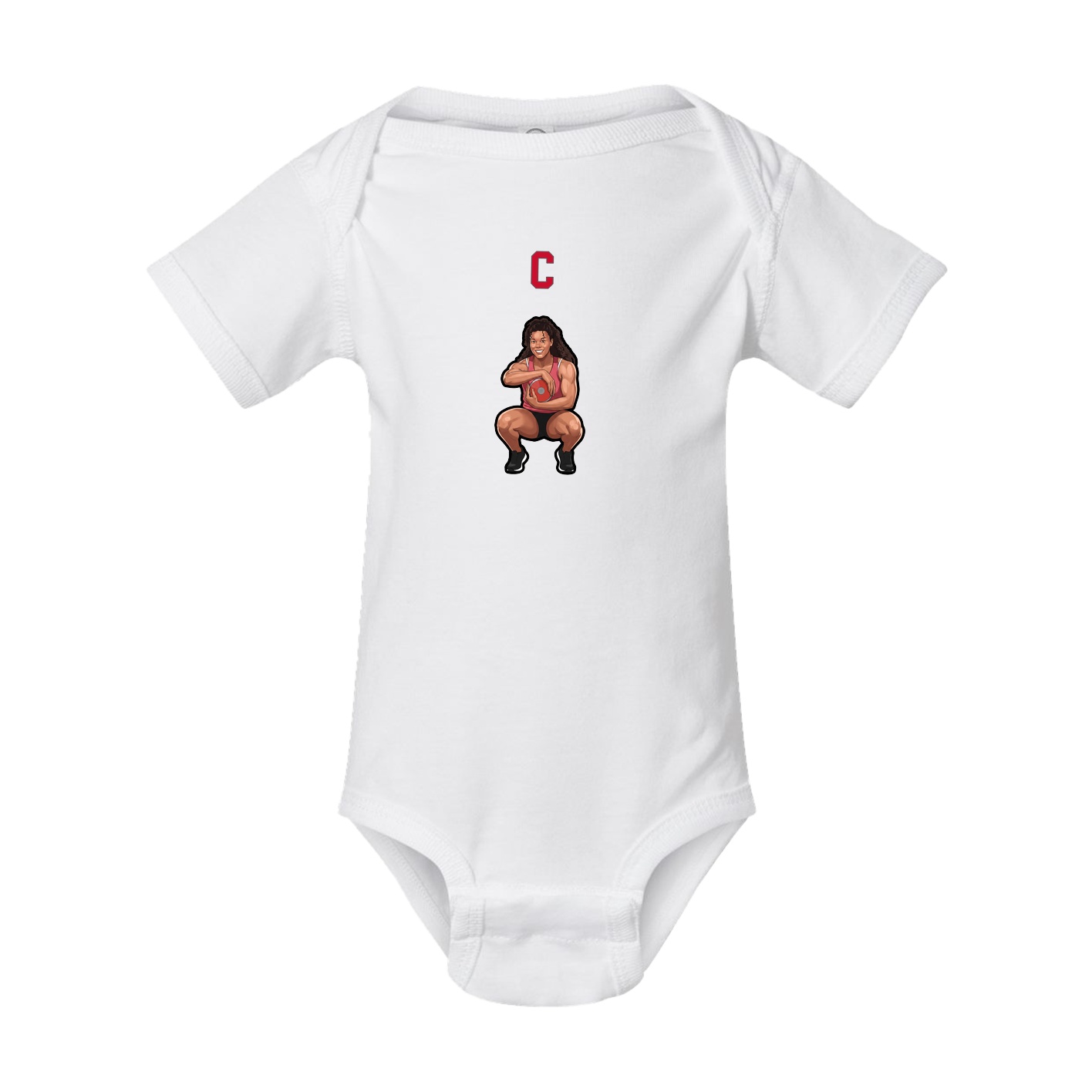 Baby Onesie — Shirsey Arch in White