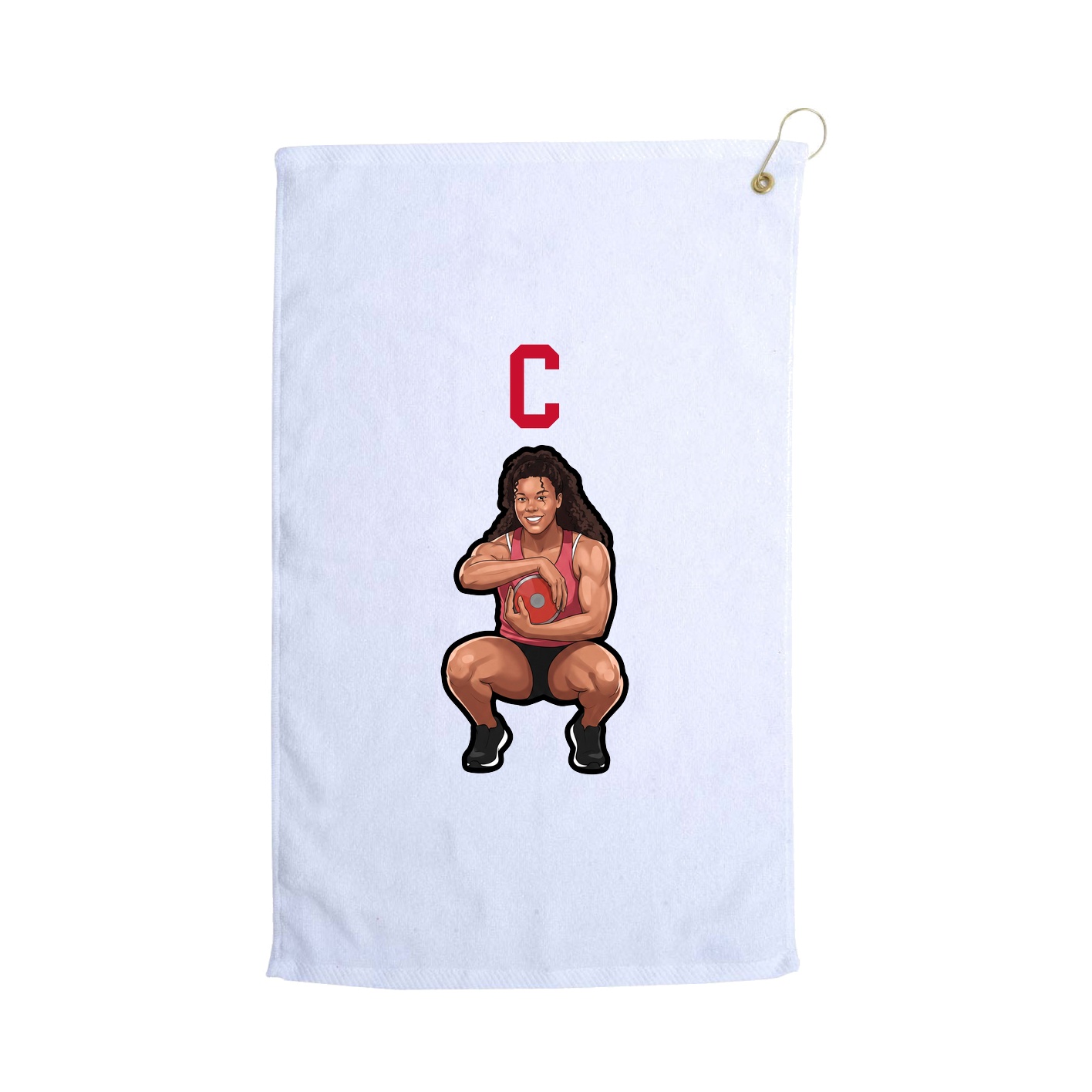Golf Towel — Shirsey in White