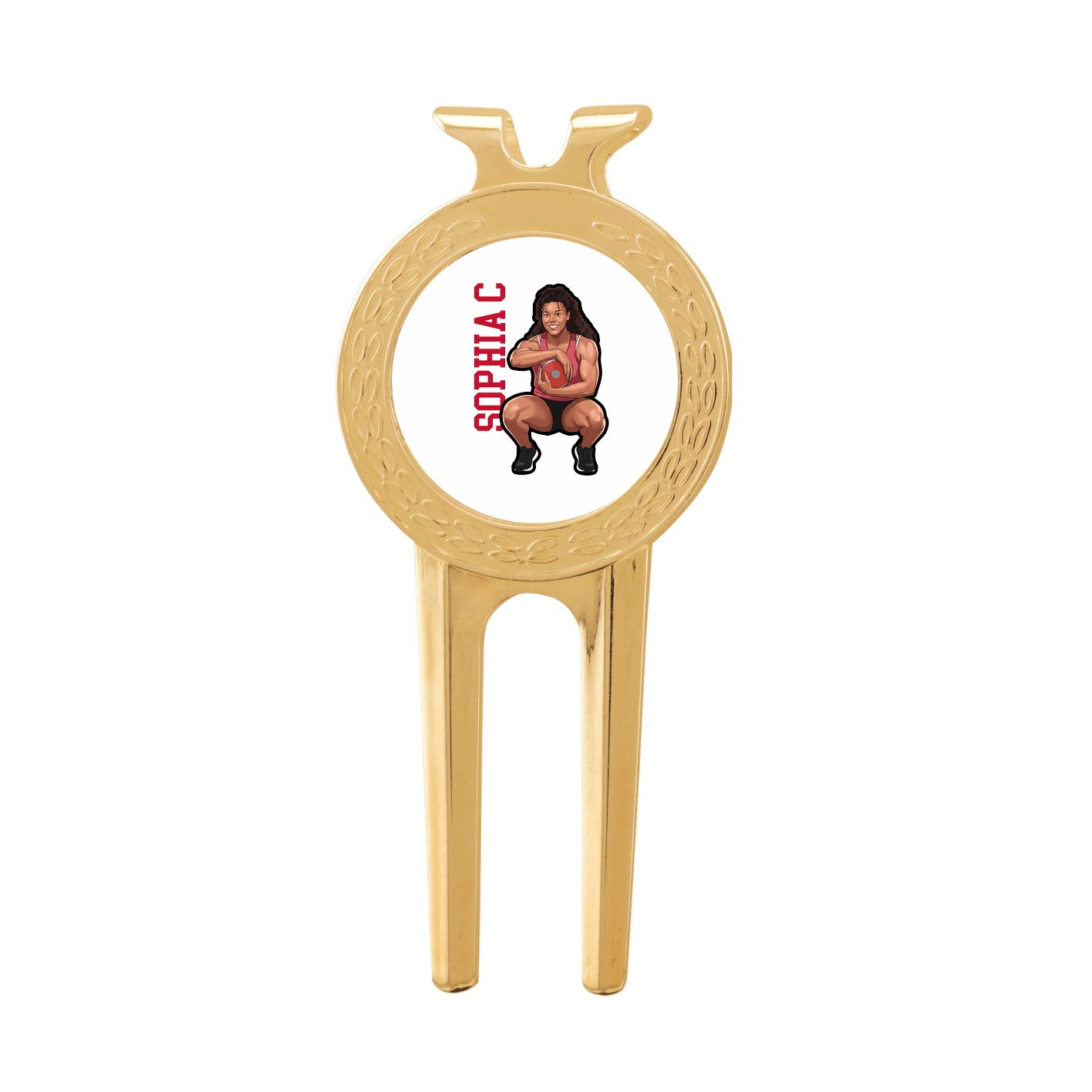 Divot Tool with Ball Marker — Name Vertical in Classic