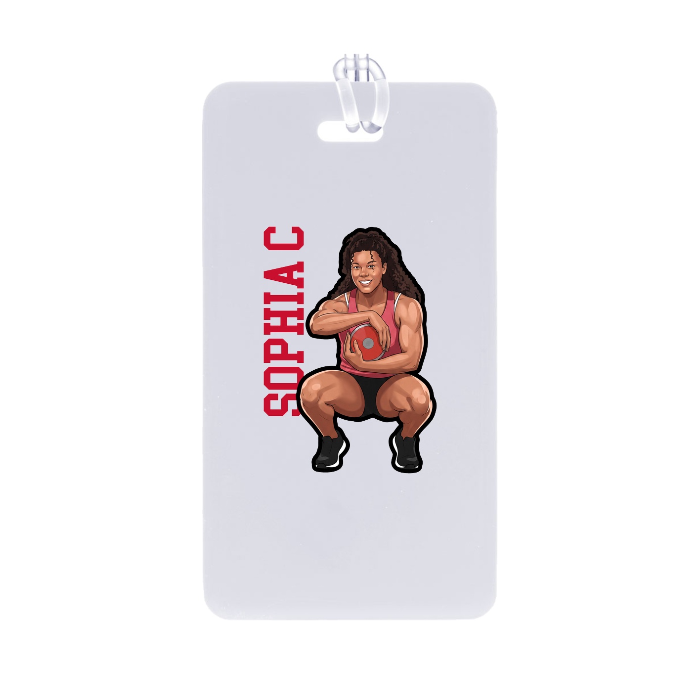 Bag Tag — Name Vertical in Classic