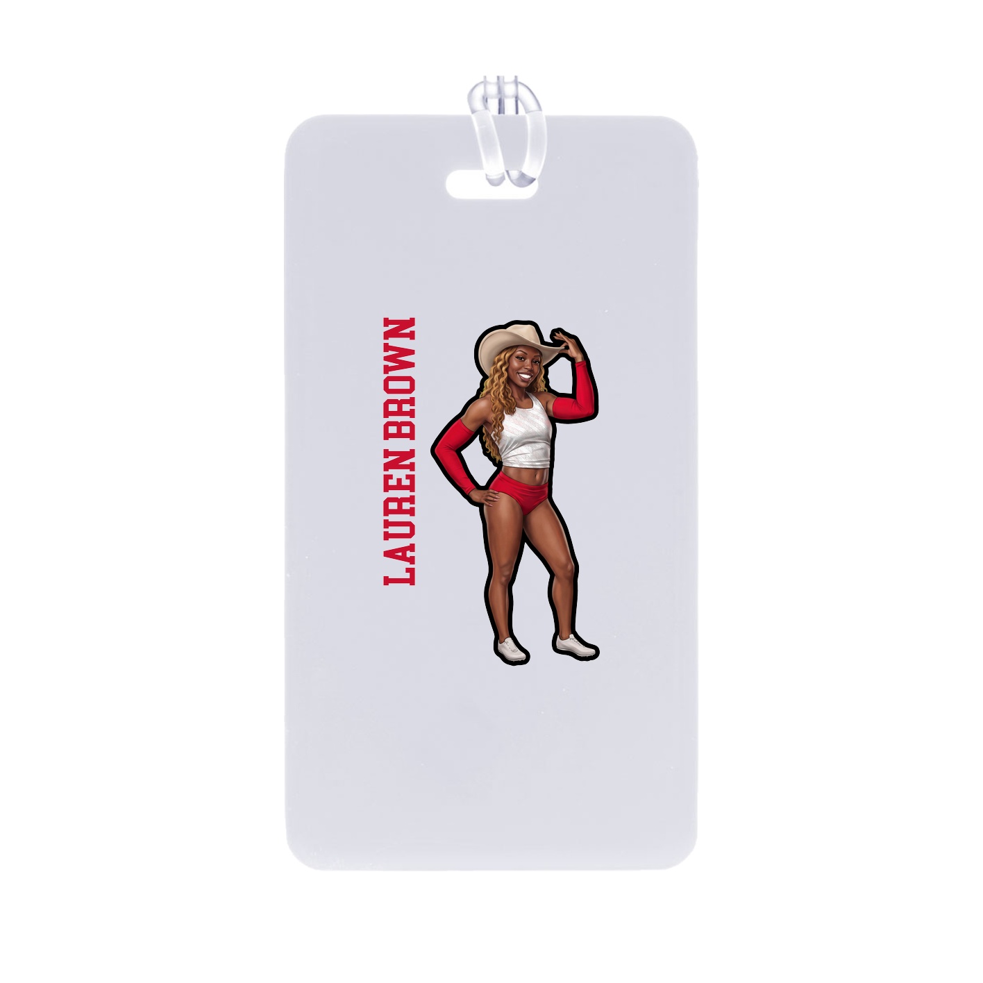 Bag Tag — Name Vertical in Classic