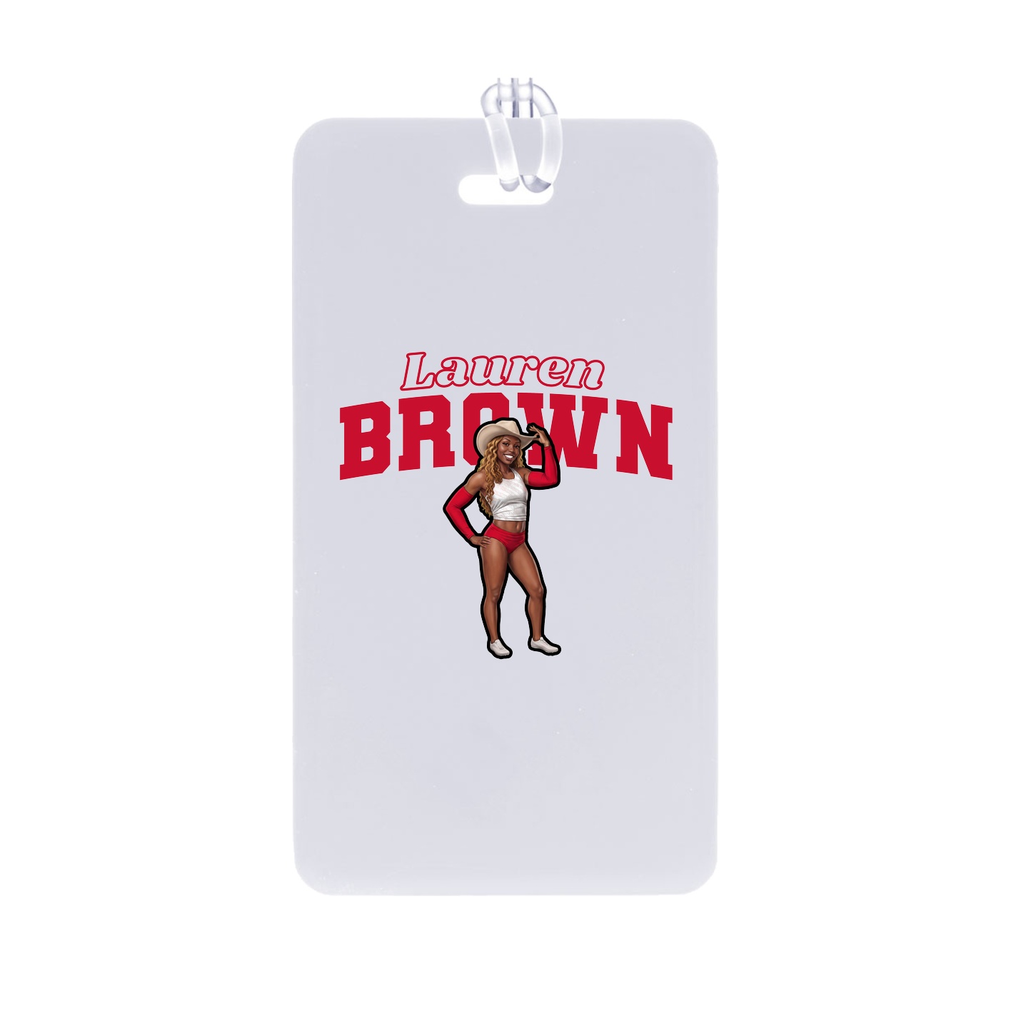 Bag Tag — Name Arch in Classic