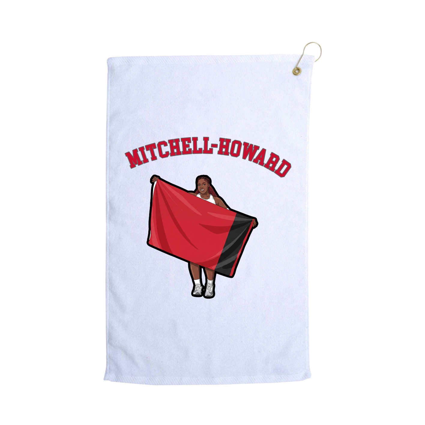 Golf Towel — Shirsey Arch in White