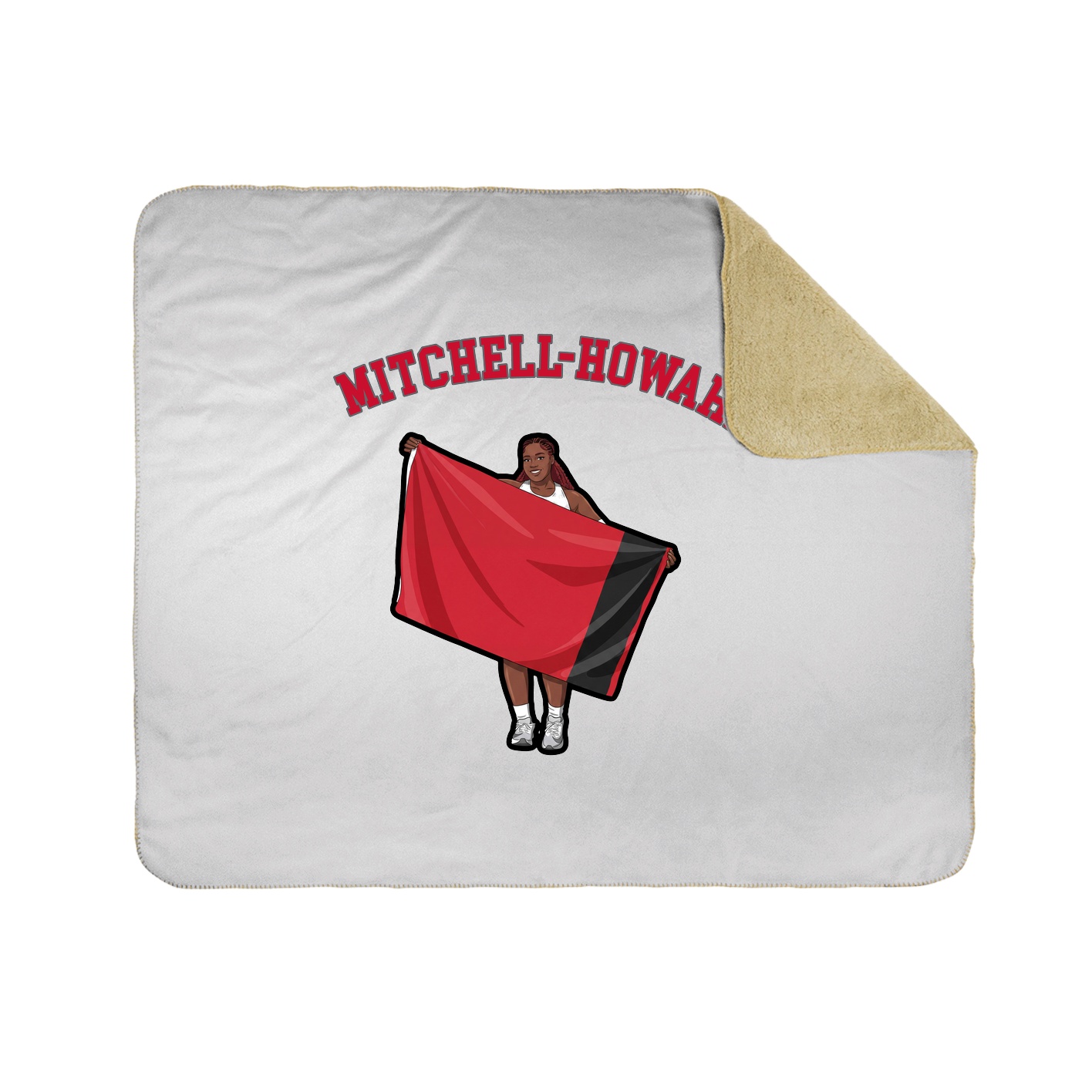Throw Blanket — Shirsey Arch in White