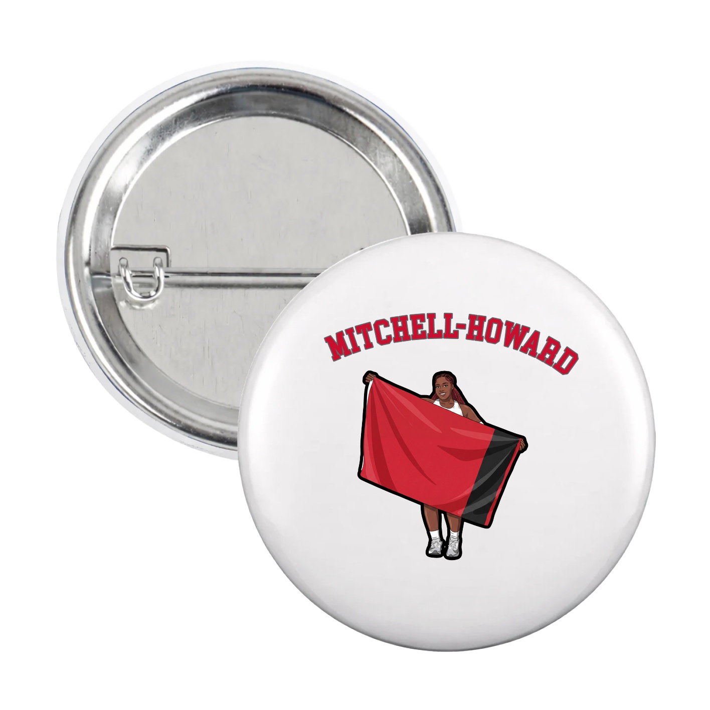 Game Day Button — Shirsey Arch in White