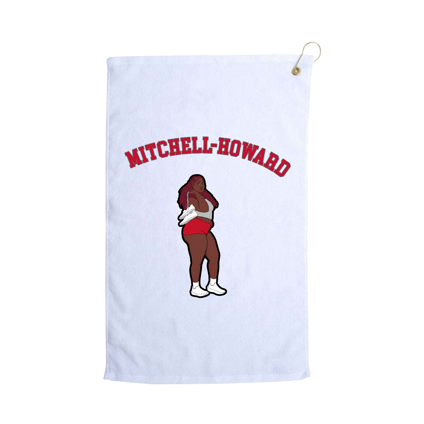 Golf Towel — Shirsey Arch in White