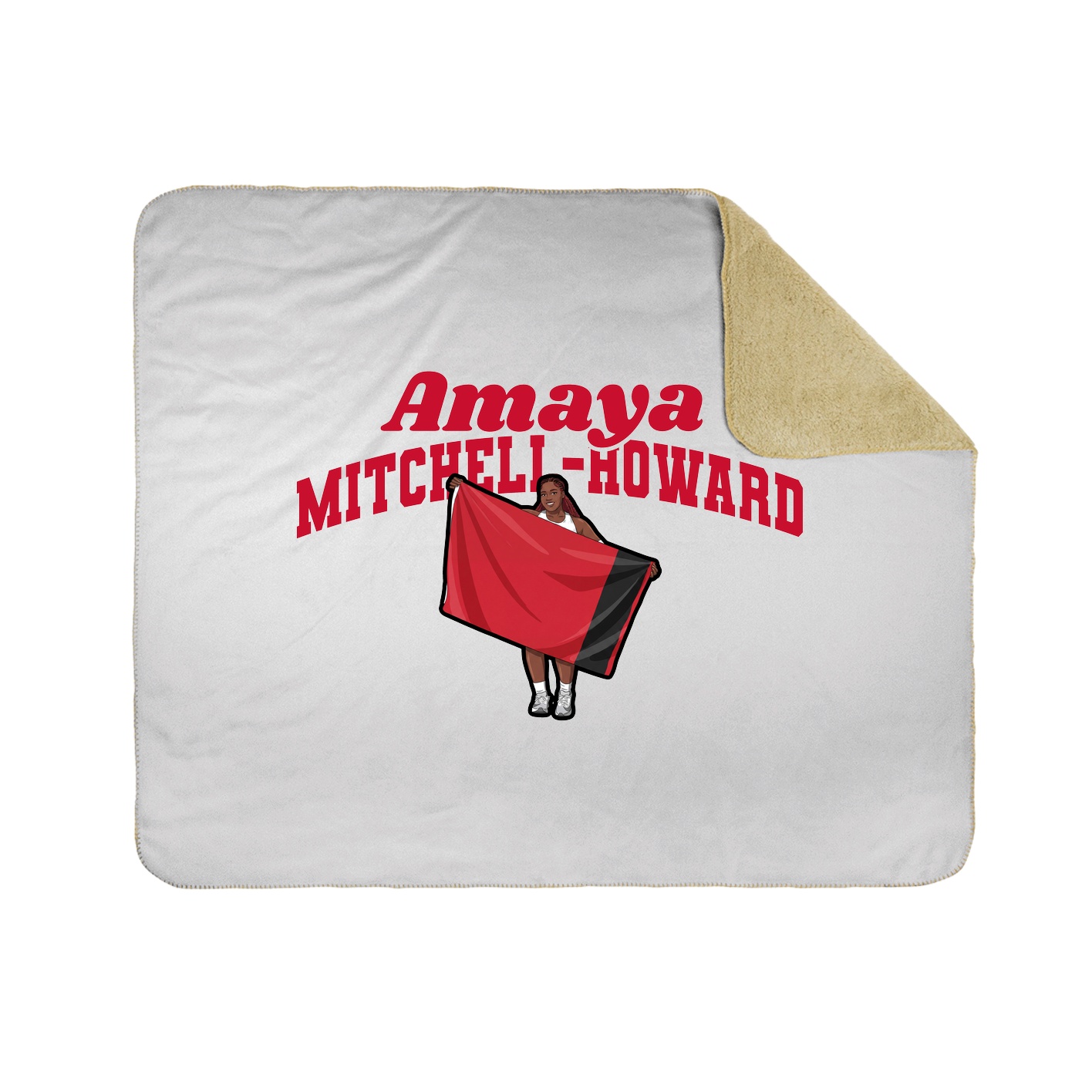 Throw Blanket — Signature Arch in White