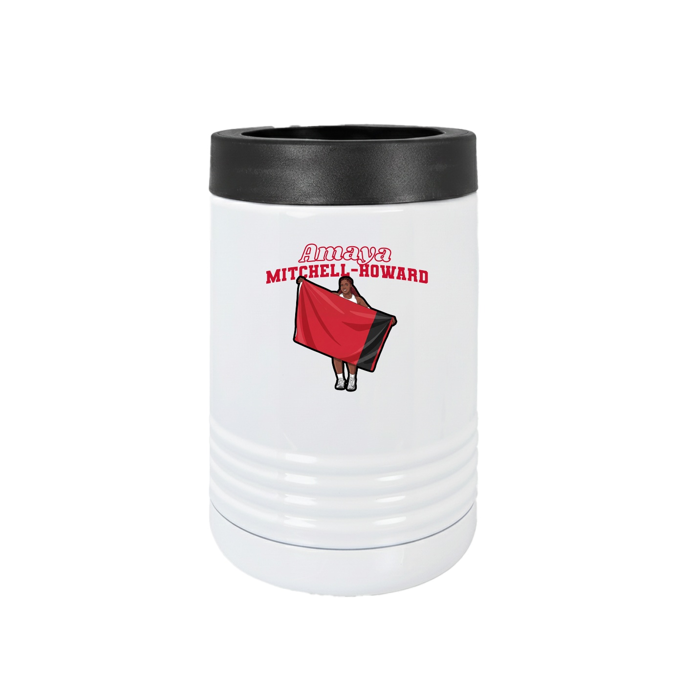 Beverage Holder — Name Arch in White