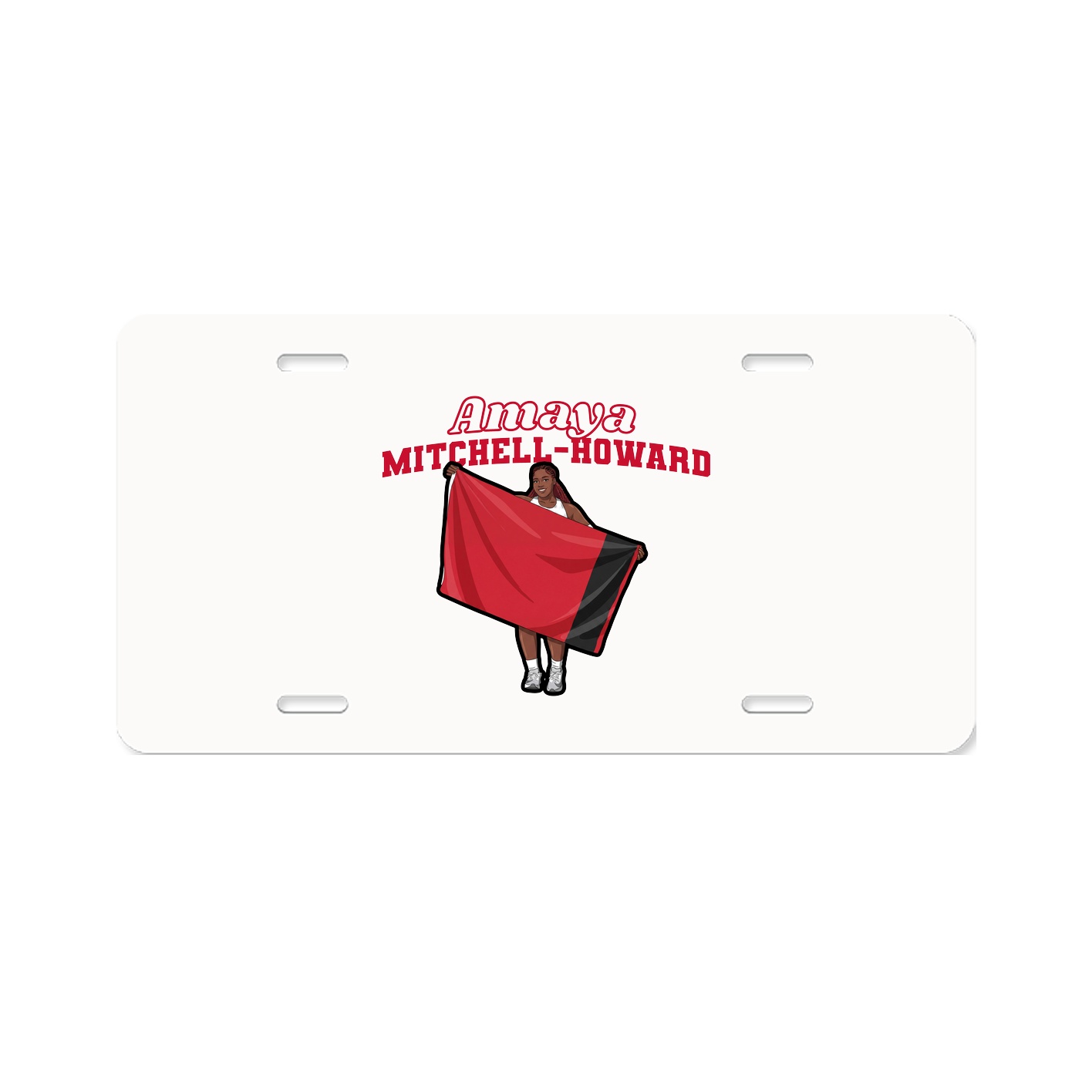 License Plate — Name Arch in Classic