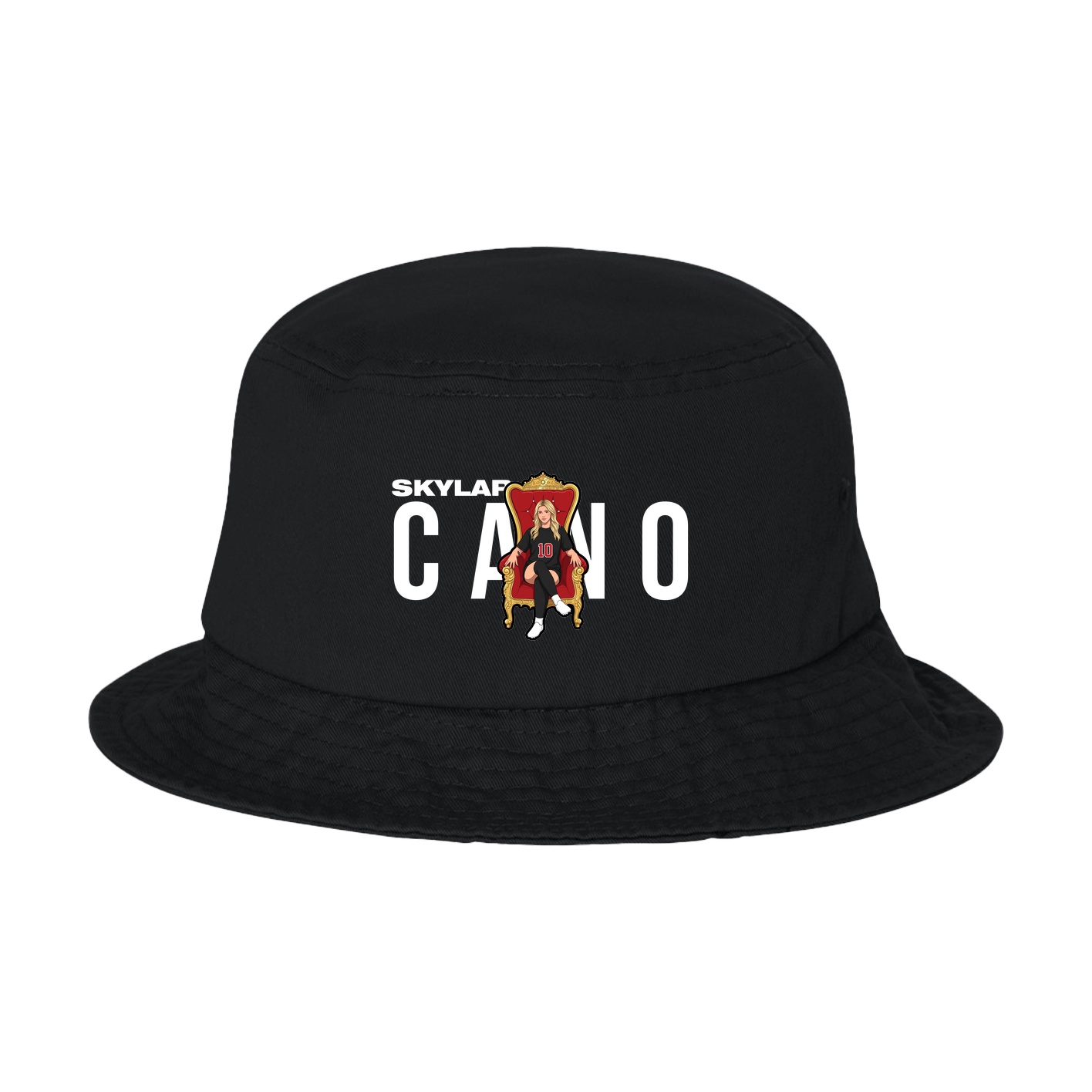 Bucket Cap — Player Name in Black