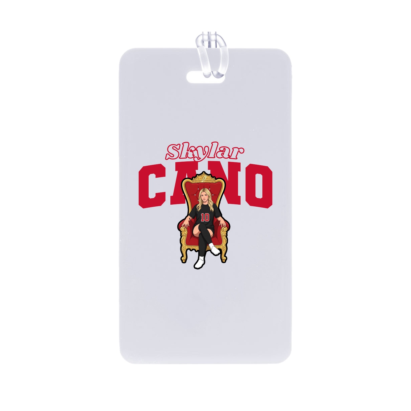 Bag Tag — Name Arch in Classic