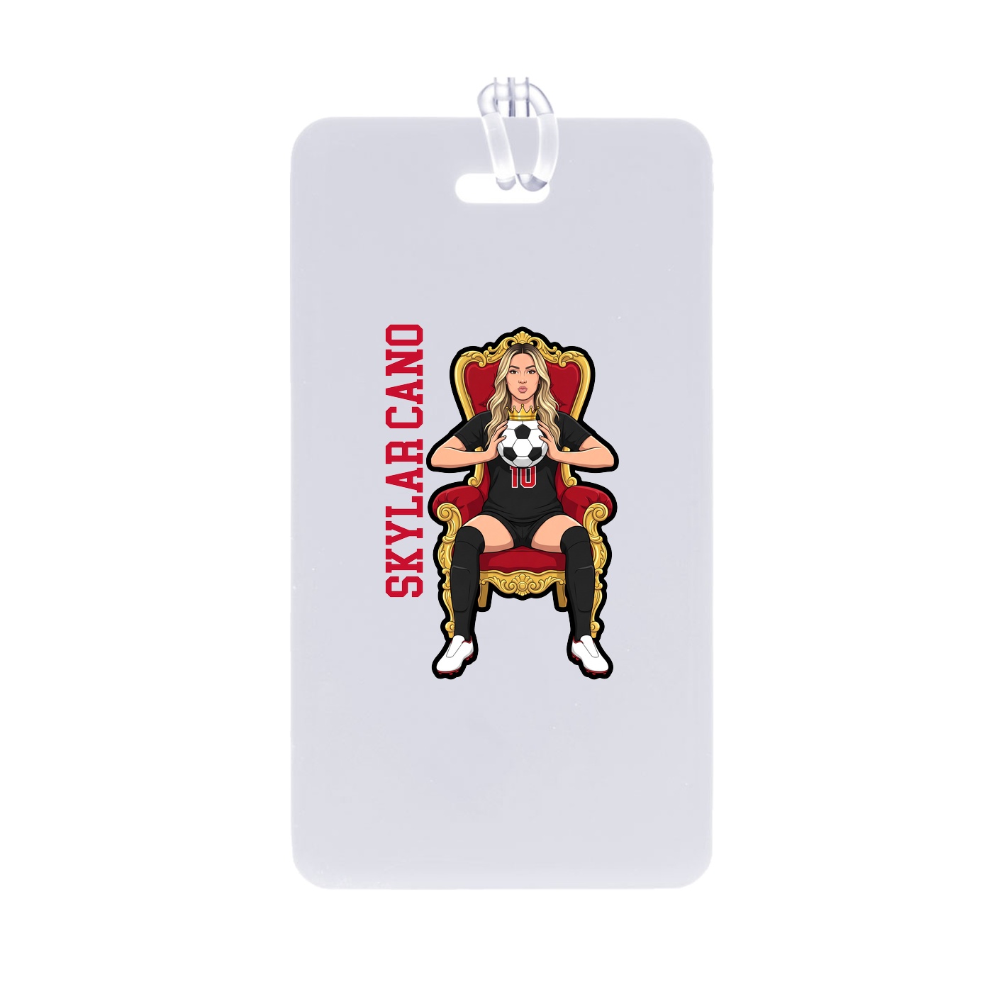 Bag Tag — Name Vertical in Classic