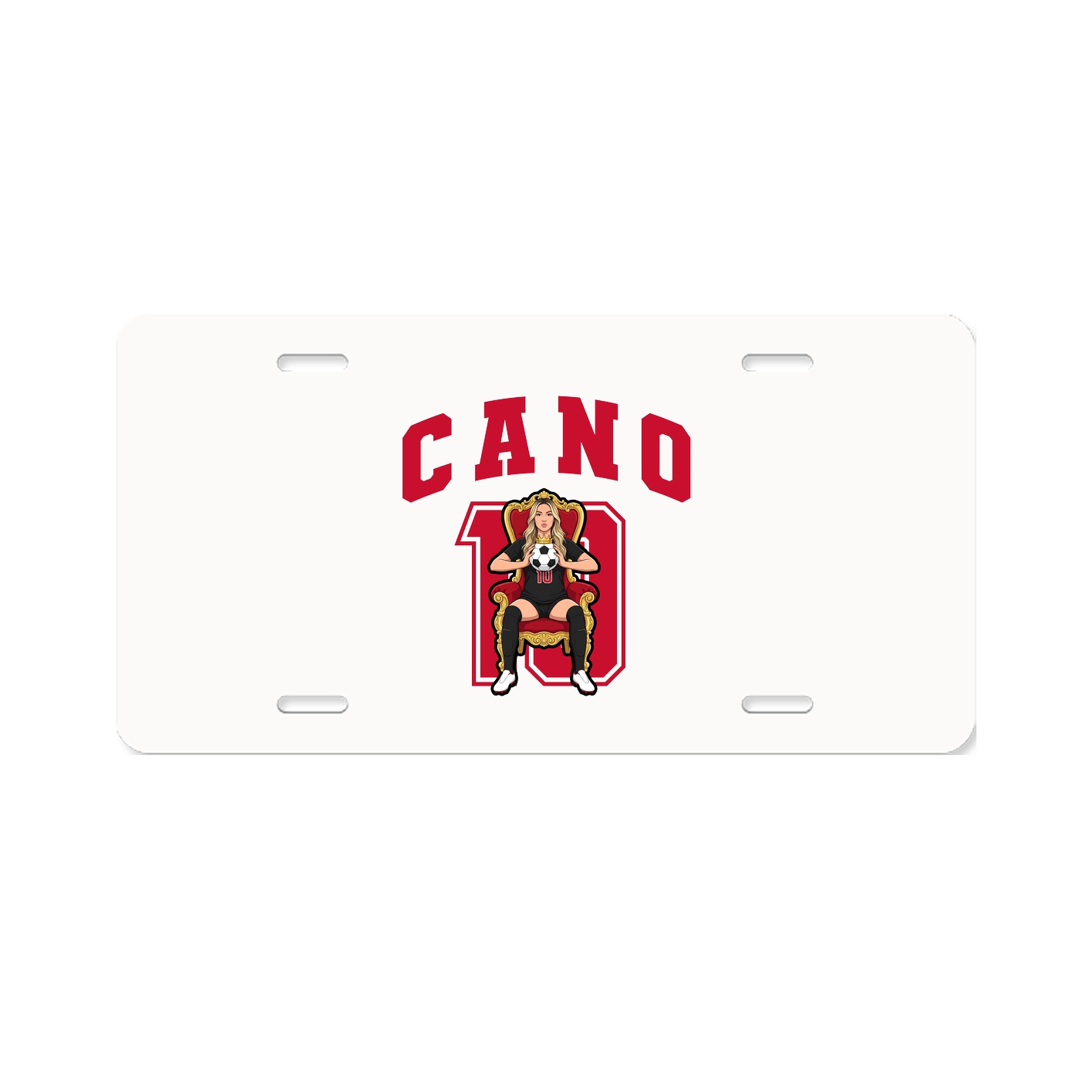 License Plate — Number in Classic