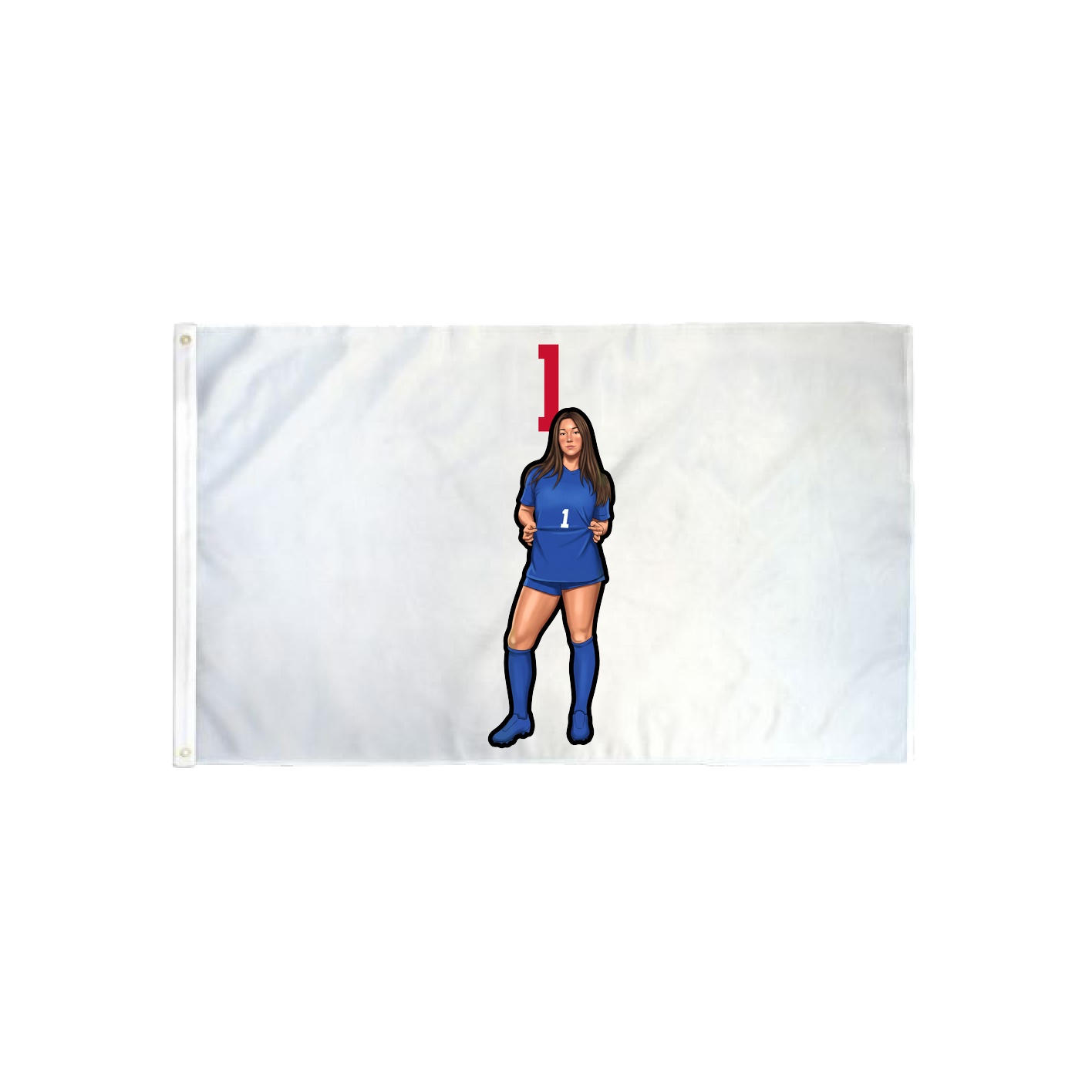 3x5 Flag — Number Top in Classic
