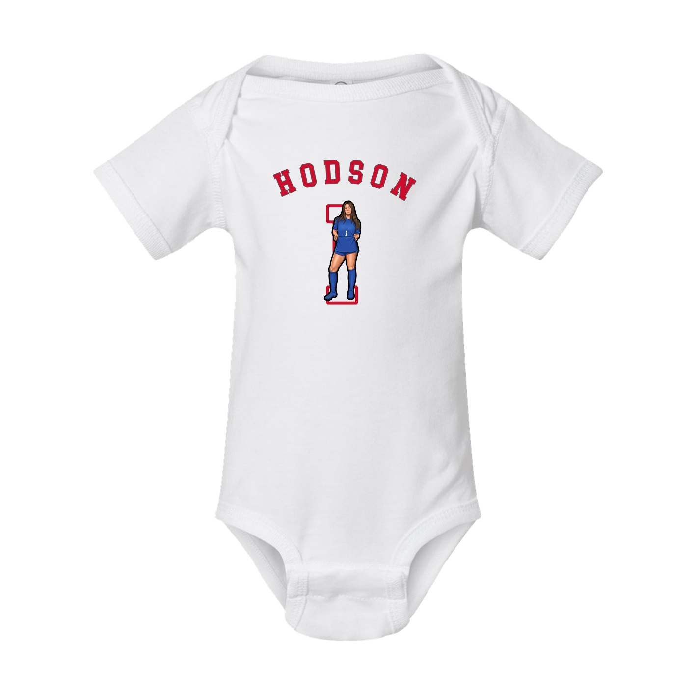 Baby Onesie — Shirsey Arch in White