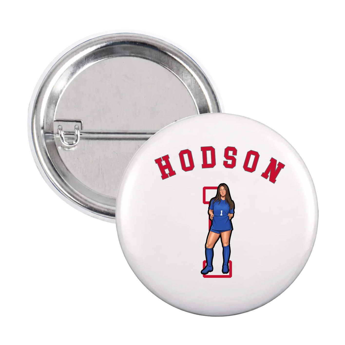 Game Day Button — Shirsey Arch in White