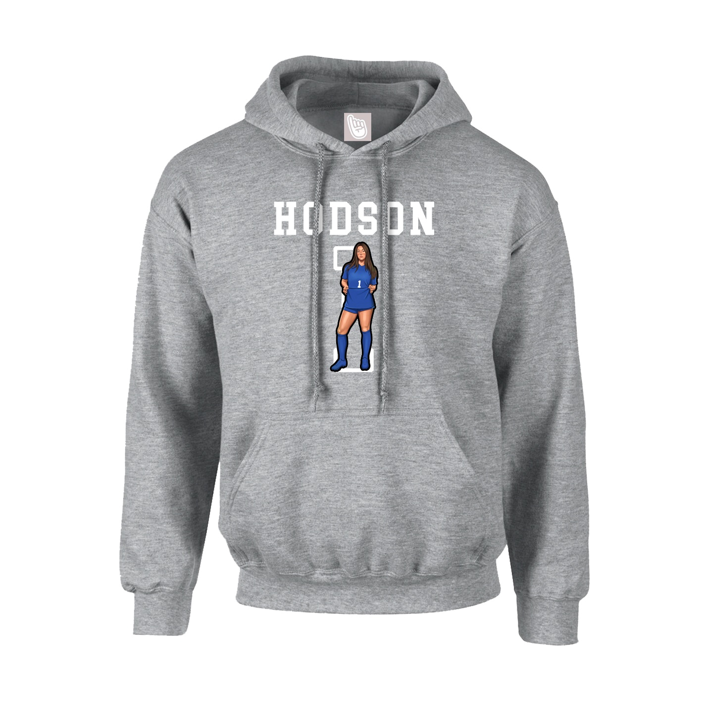 Hoodie — Shirsey in Grey