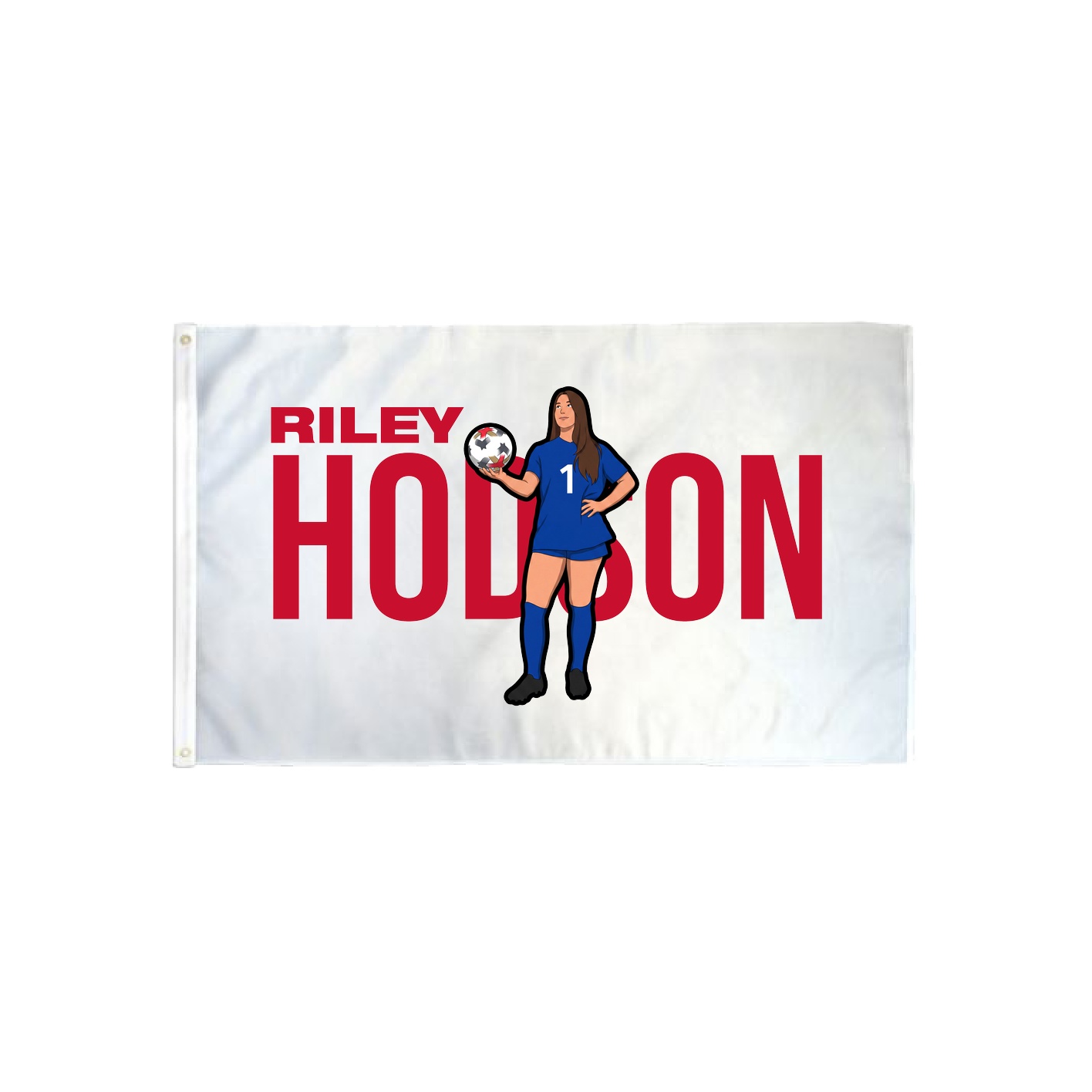 3x5 Flag — Player Name in Classic