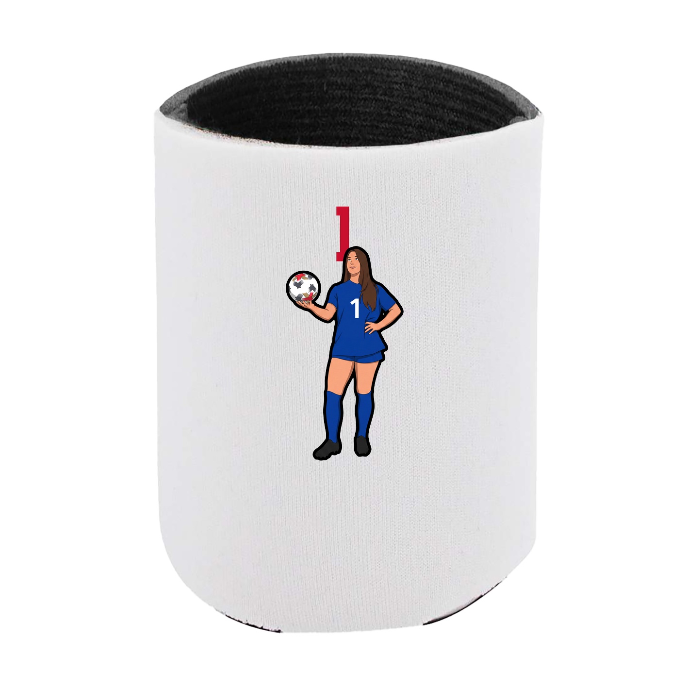 Can Holder — Number Top in White