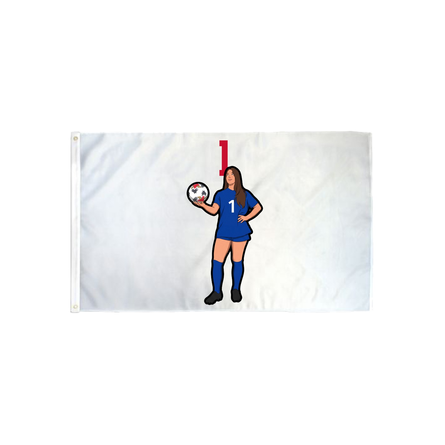 3x5 Flag — Number Top in Classic