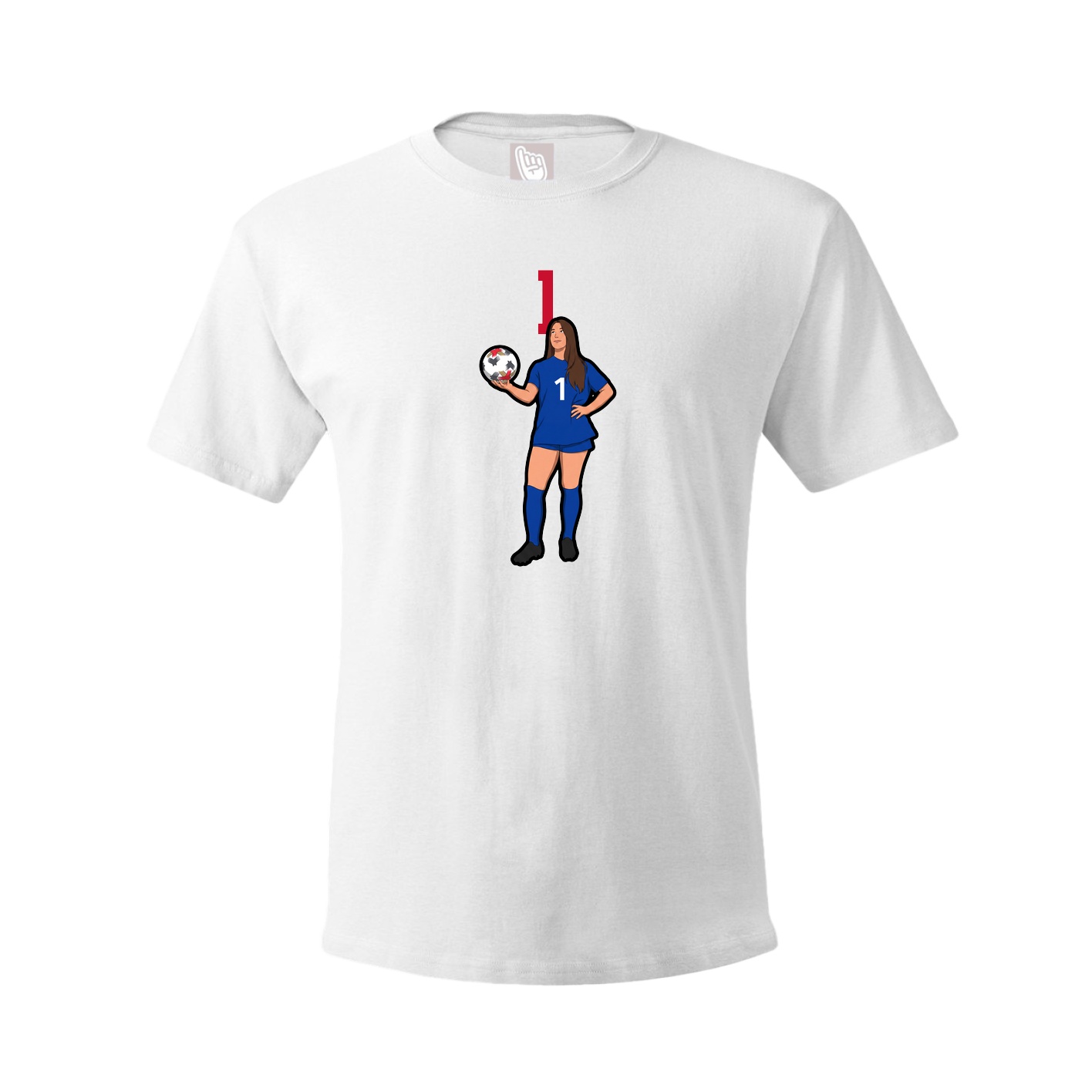 Tee — Number Top in White