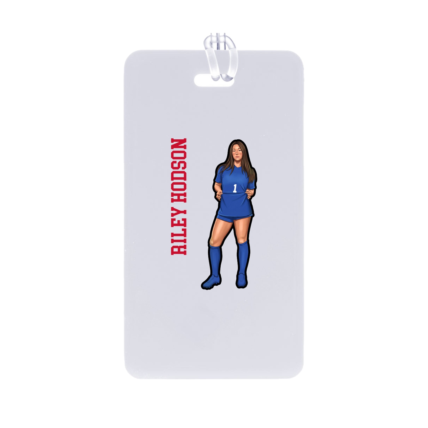 Bag Tag — Name Vertical in Classic