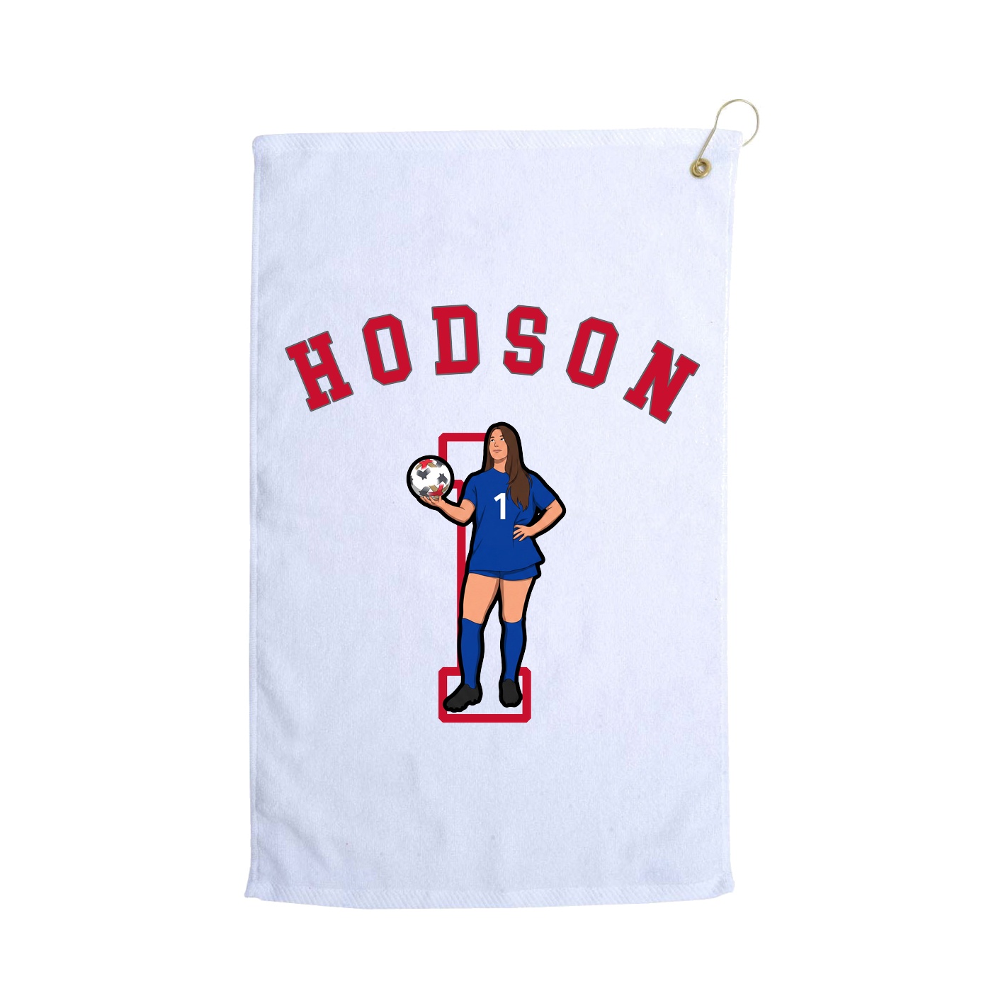 Golf Towel — Shirsey Arch in White