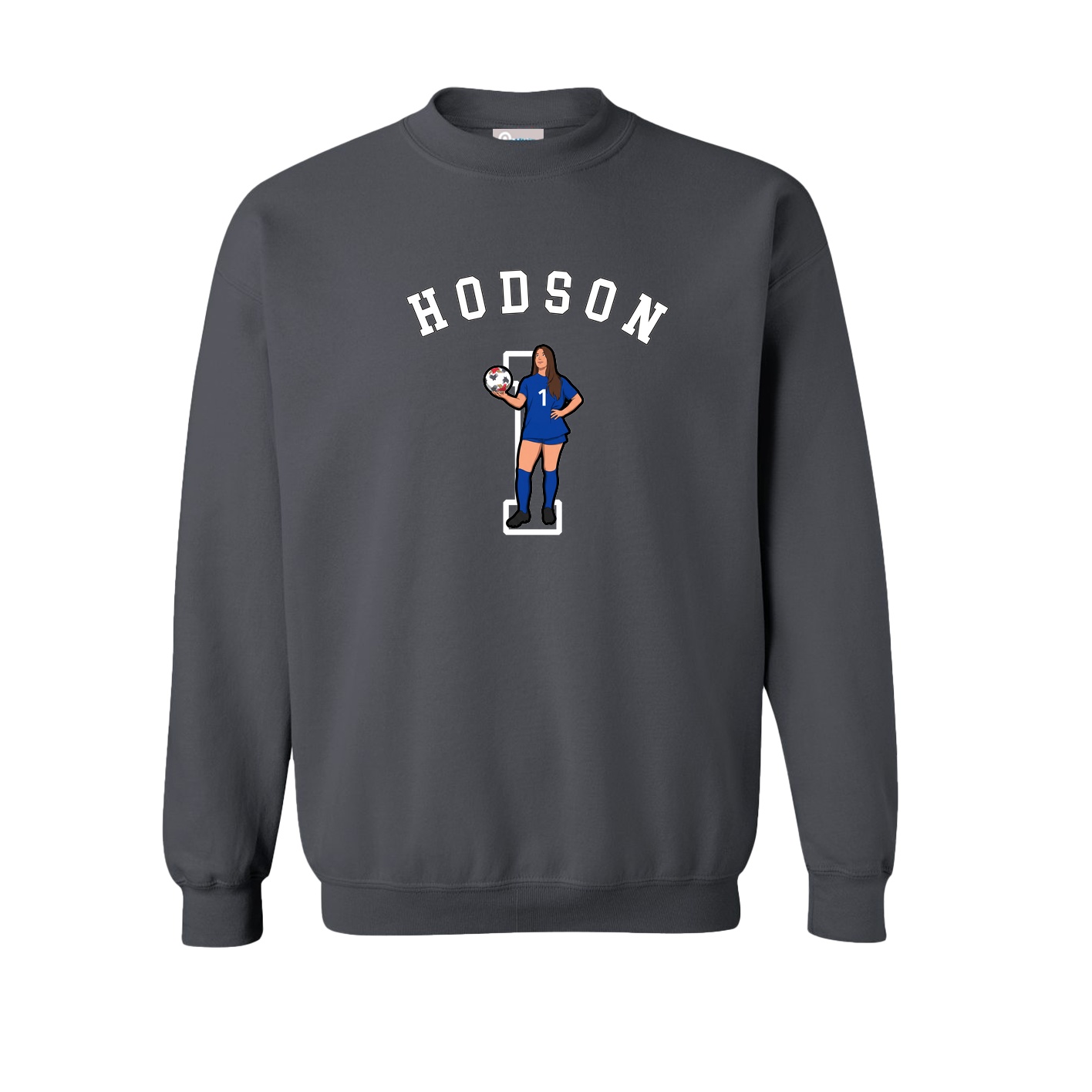 Fleece Crew — Shirsey Arch in Grey