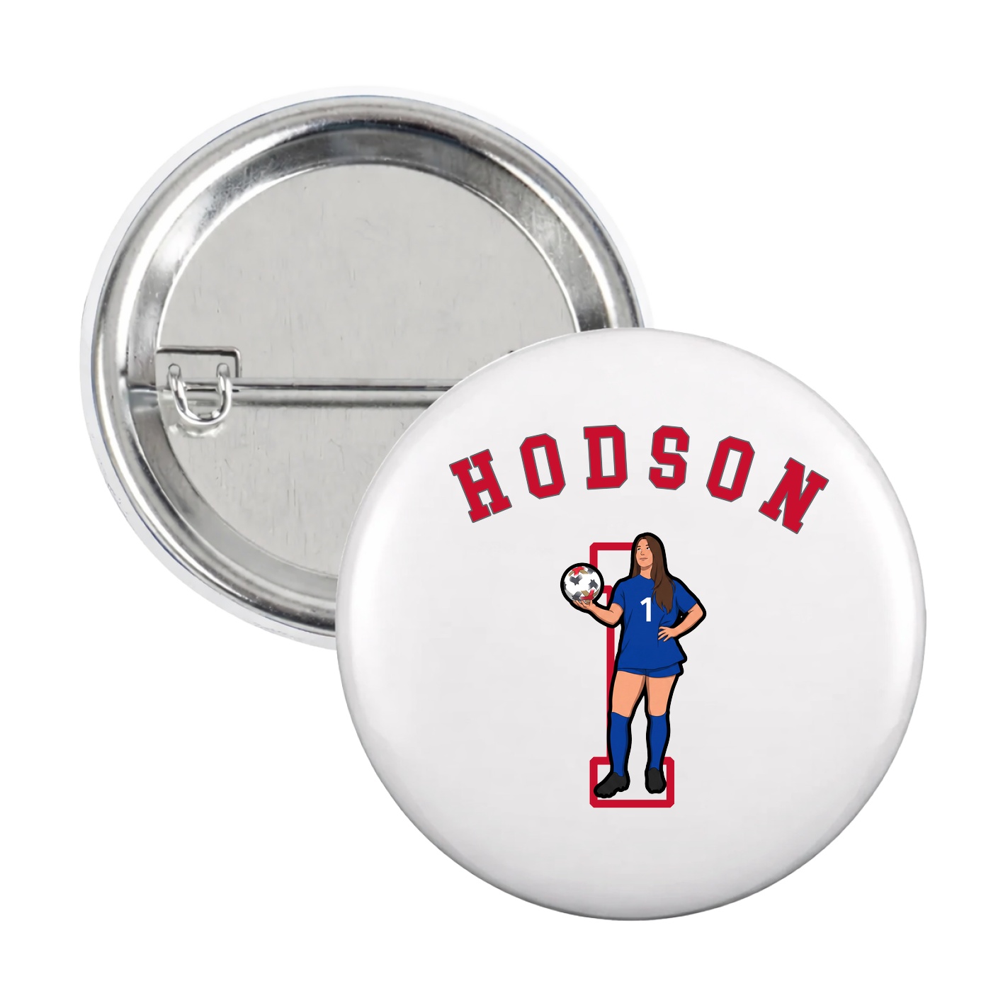 Game Day Button — Shirsey Arch in White