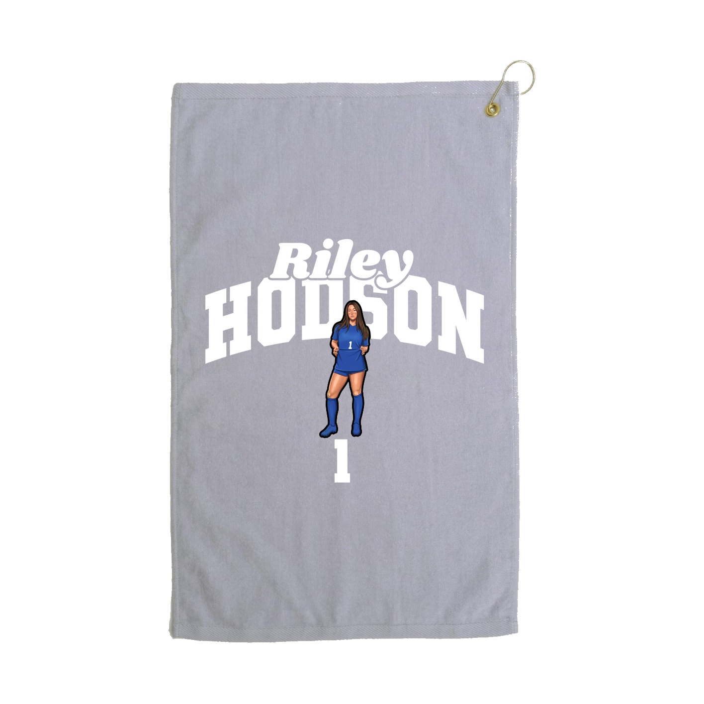 Golf Towel — Signature Arch in Grey