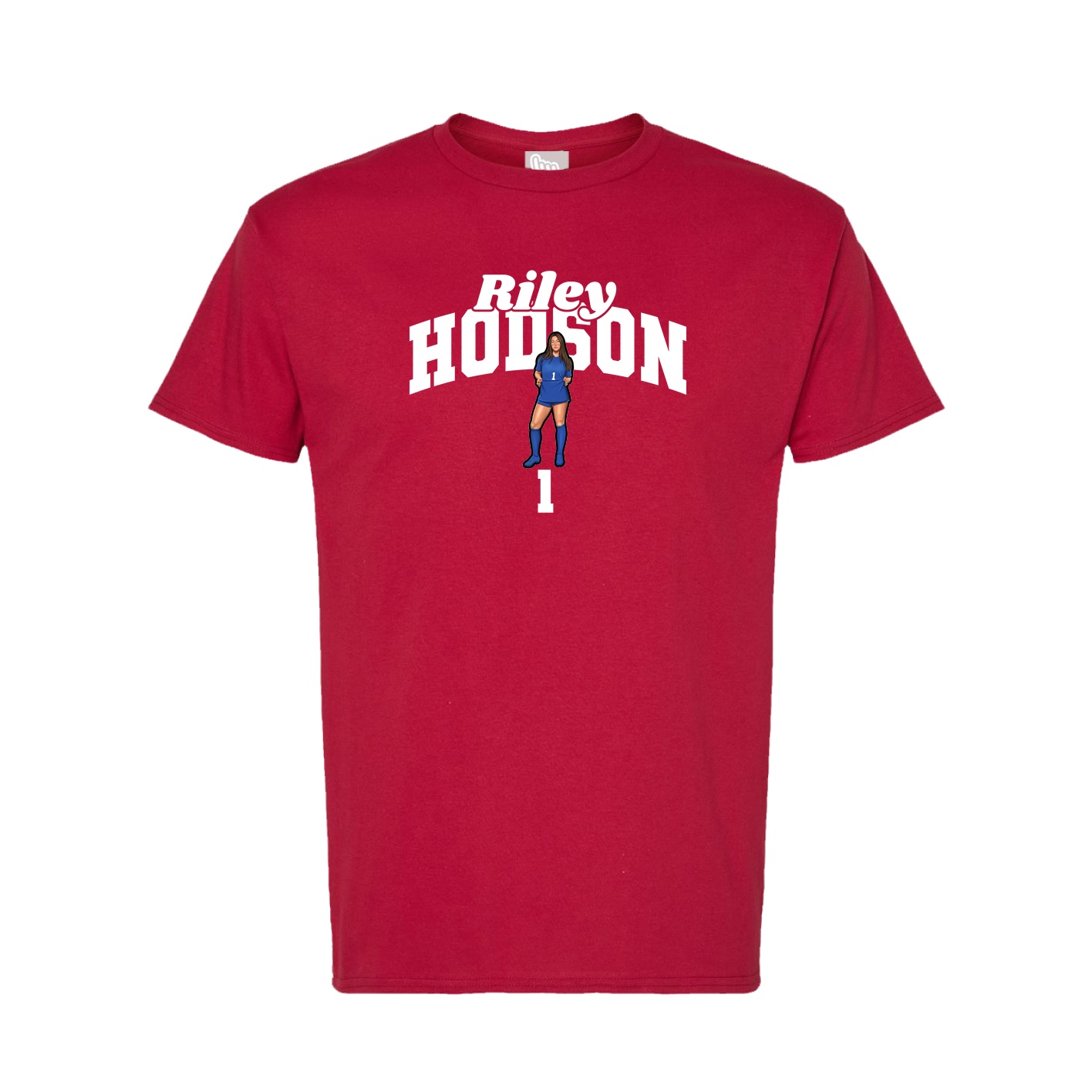 Tee — Signature Arch in Crimson