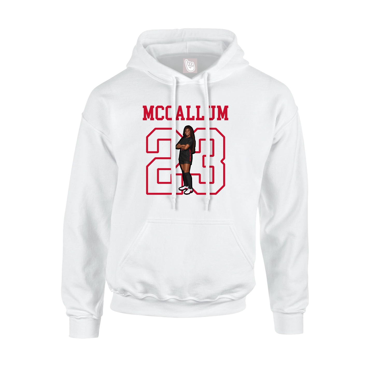 Youth Hoodie — Shirsey in White
