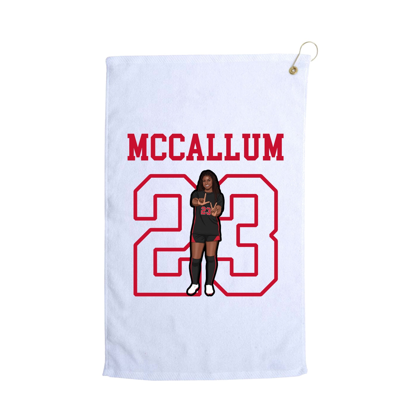 Golf Towel — Shirsey in White