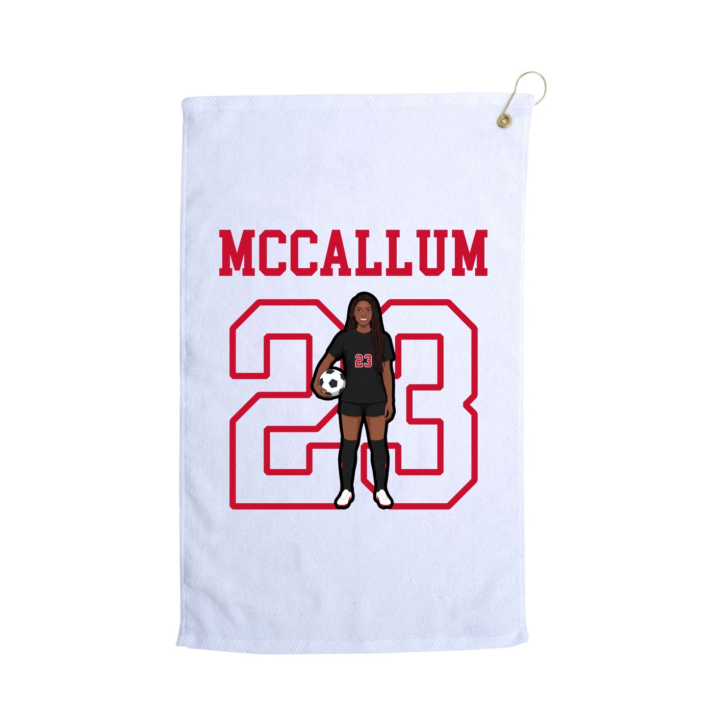 Golf Towel — Shirsey in White