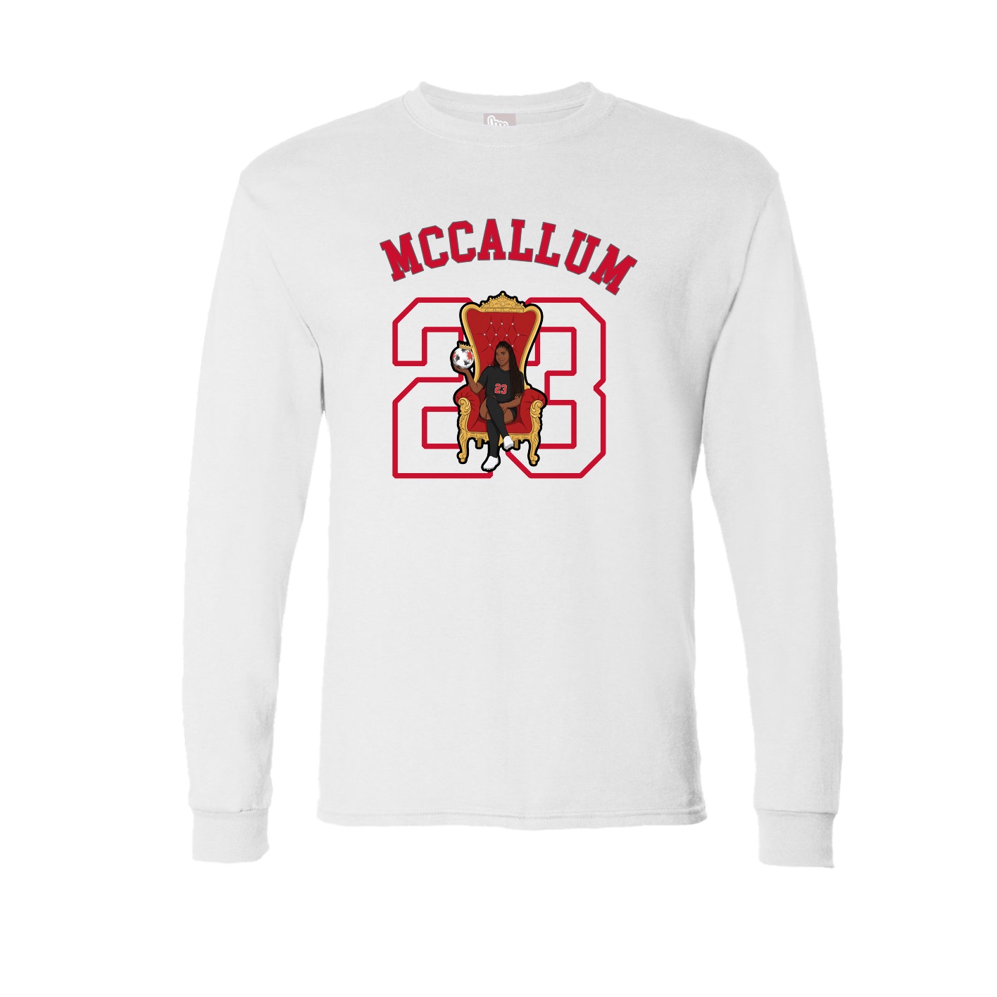 Long Sleeve Tee — Shirsey Arch in White